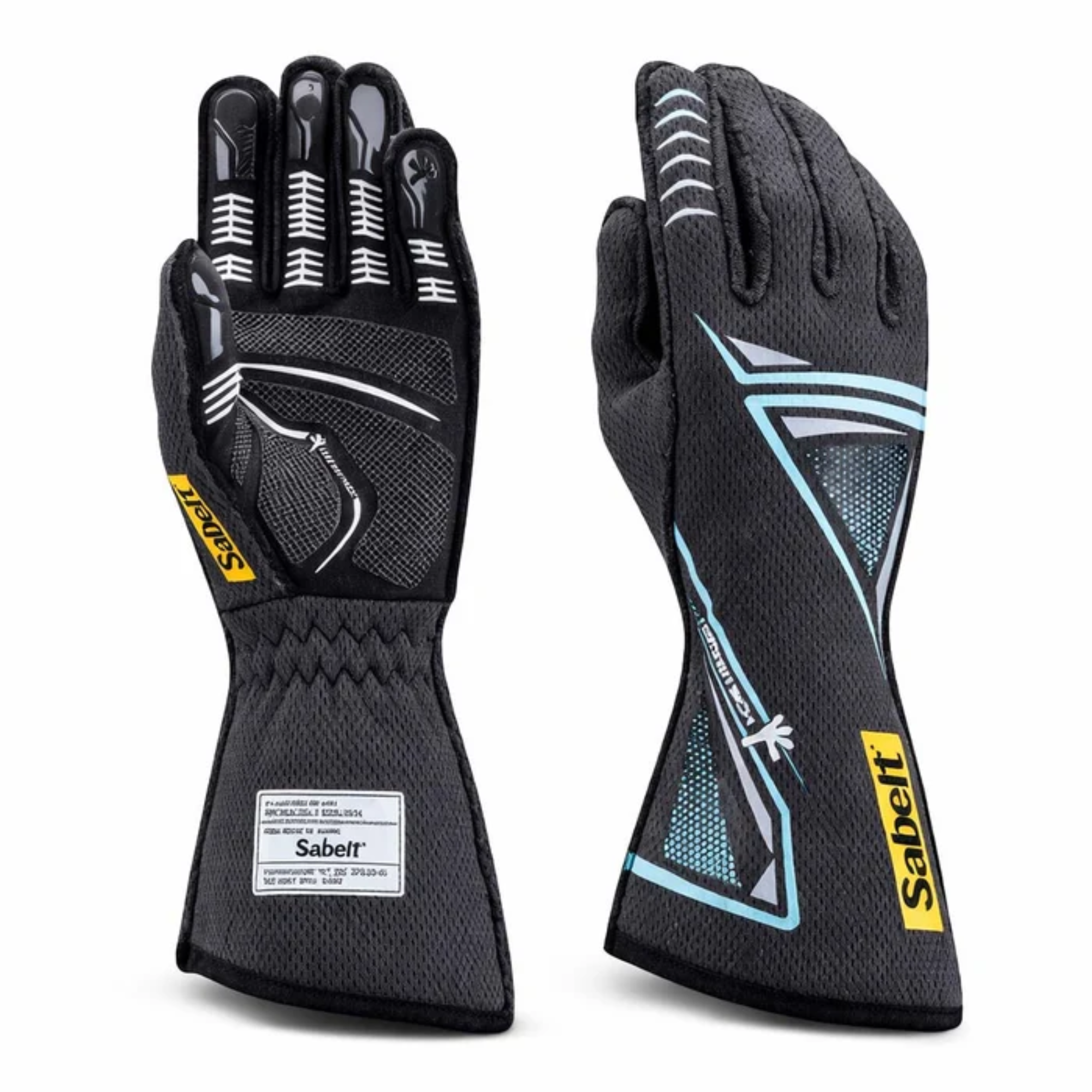 The grey Sabelt Hero Geckotech TG-11 Fire-Resistant Racing Gloves.