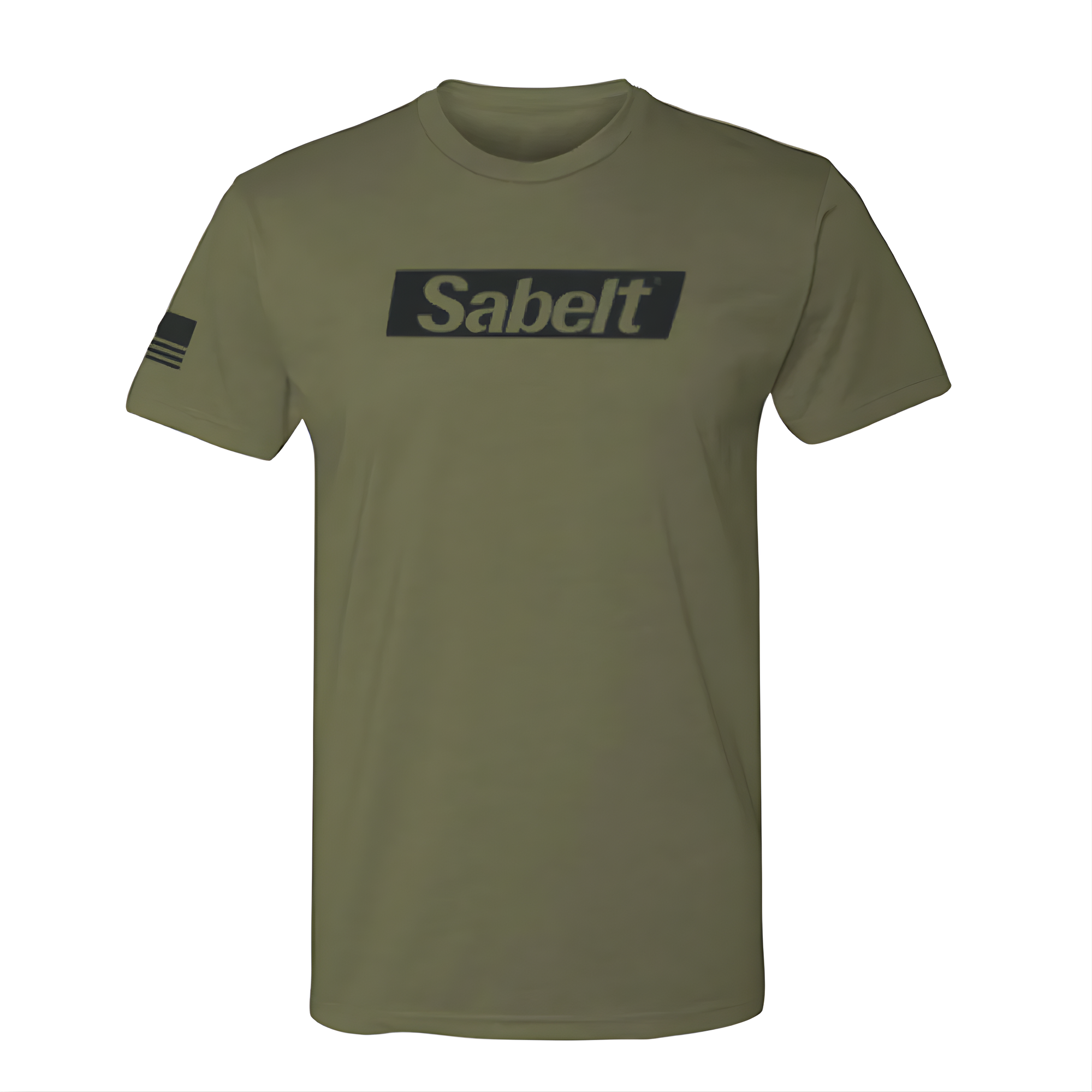 The green Sabelt Logo T-Shirt from Sabelt with a black logo.