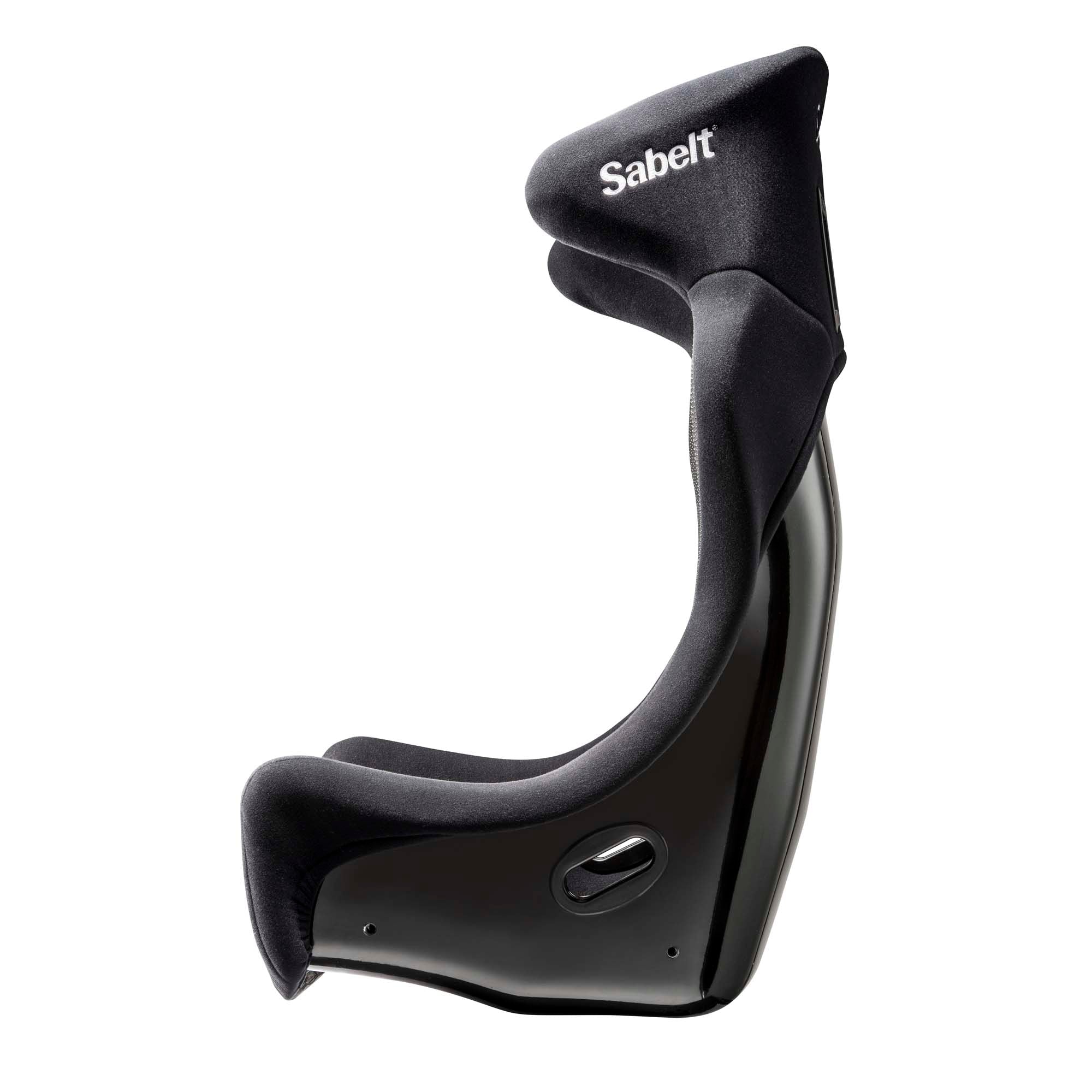 The side of the Sabelt Taurus Fiberglass Racing Seat.