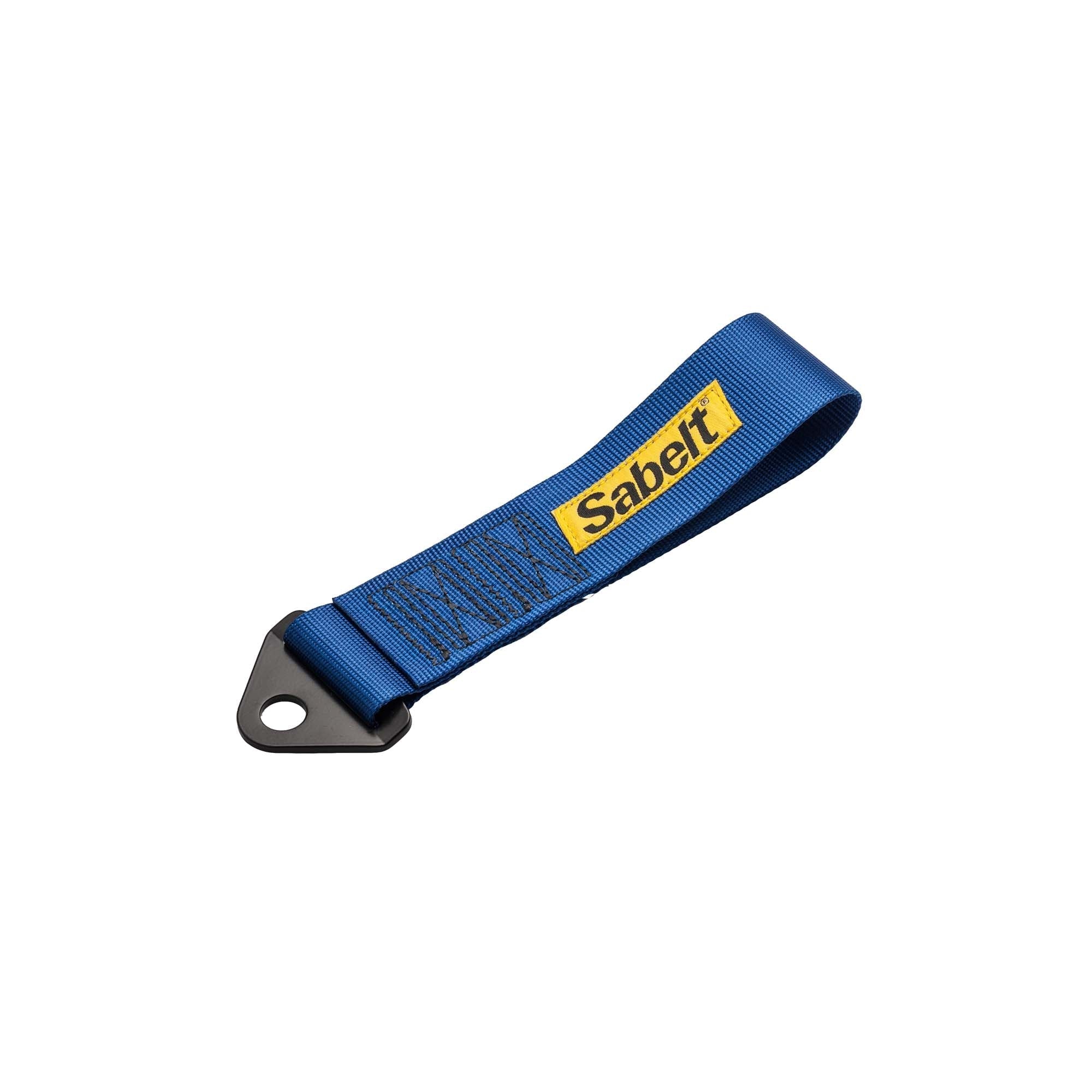 The blue Sabelt Tow Strap.
