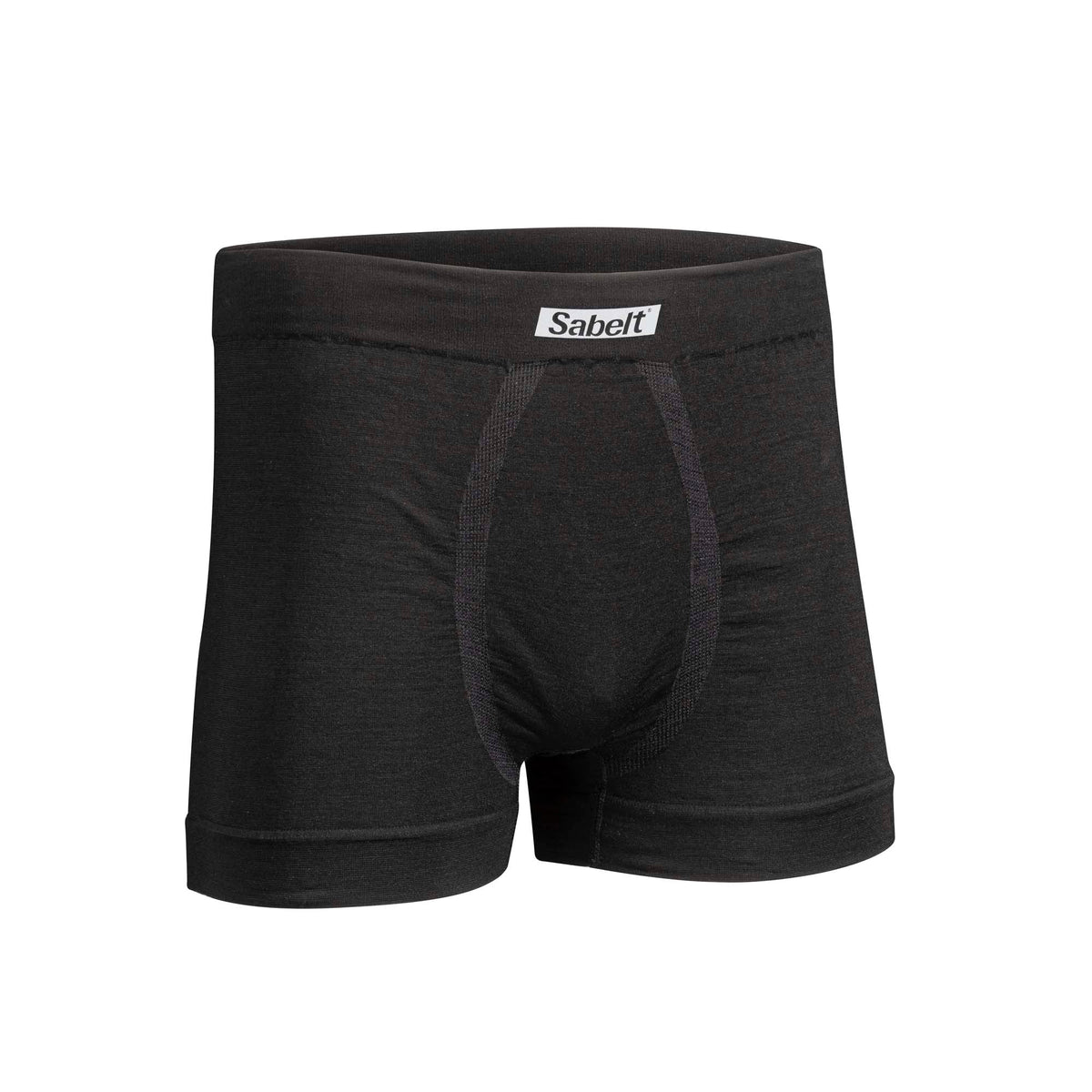 The black FIA 8856-2018 homologated Sabelt UI-300 Fire-Resistant Racing Boxers.
