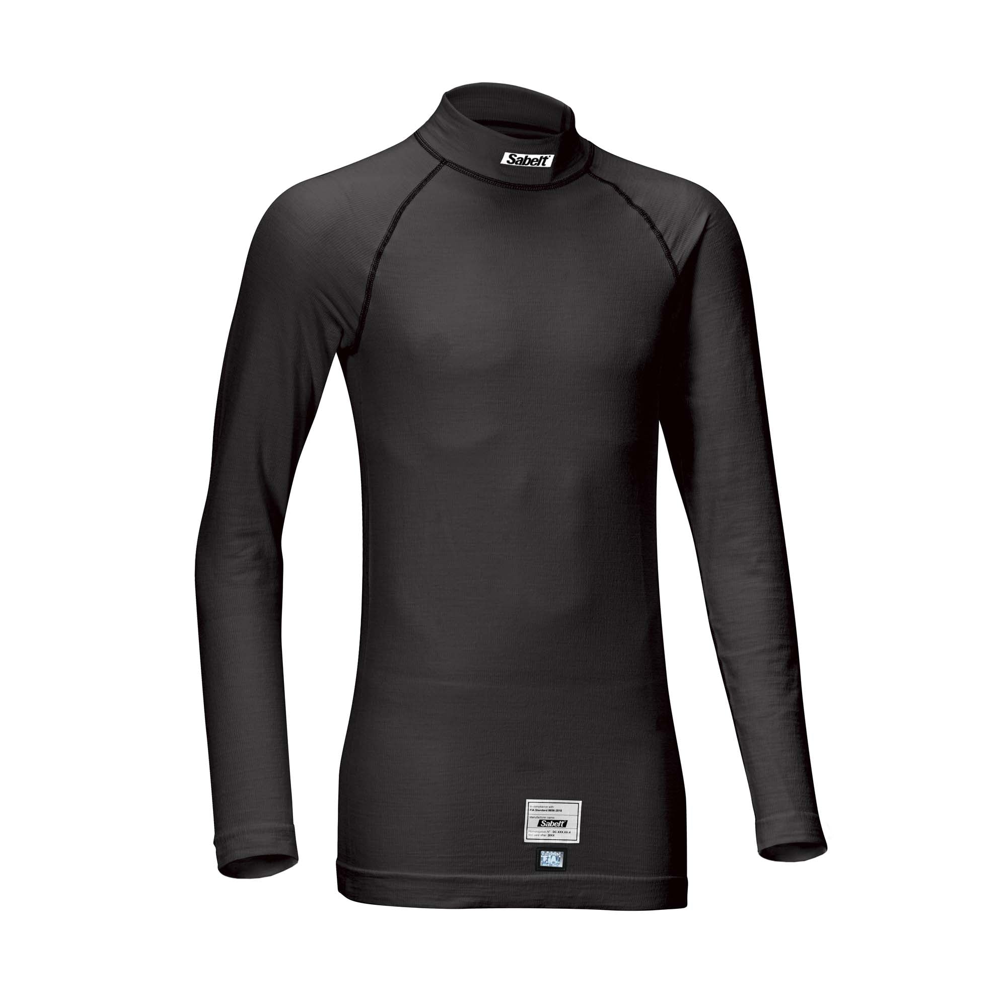 The black Sabelt UI-600 Stretch-Fit Racing Undershirt.