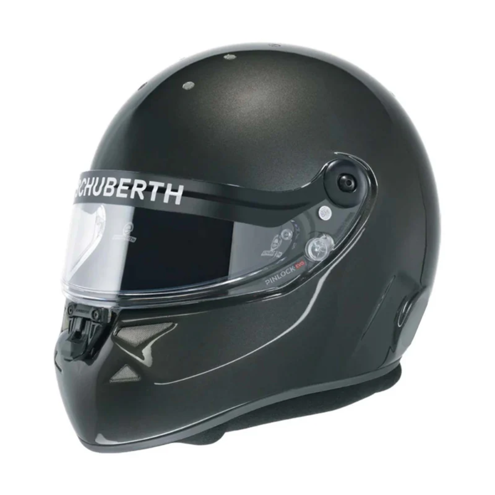 The black Schuberth SP1 Hybrid Racing Helmet - SA2025 / FIA8859.