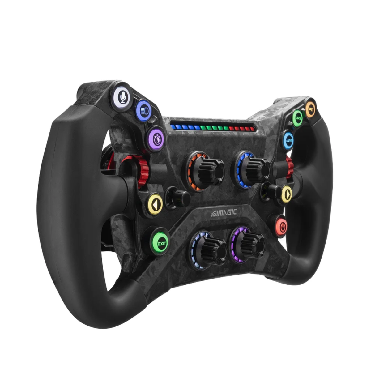 The Simagic GT Neo at an angle.