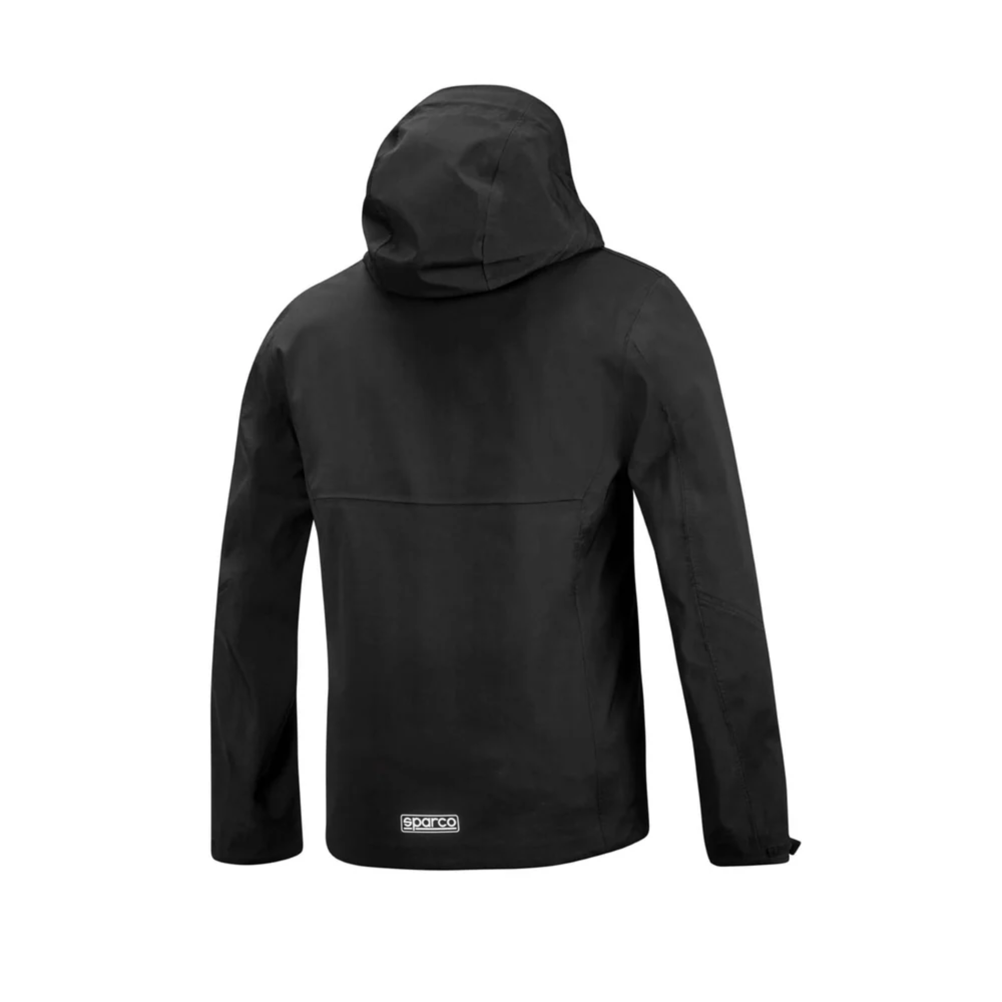 The back of the black Sparco 3IN1 All-Season Jacket.