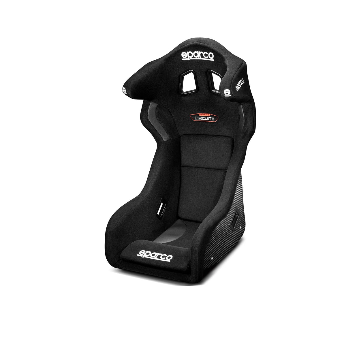 The Sparco Circuit II Carbon Racing Seat.