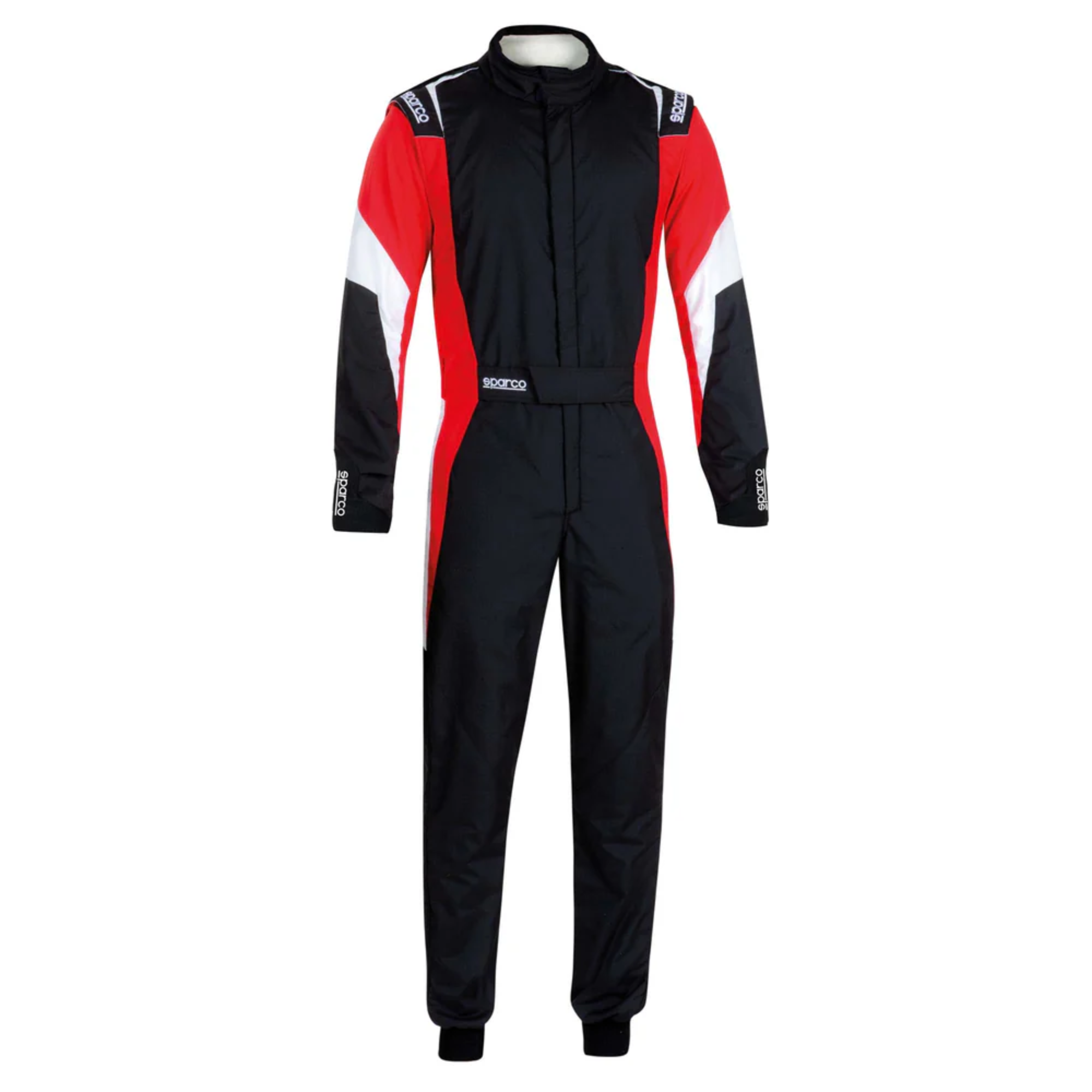 The black, red and white Sparco Competition Racing Suit.
