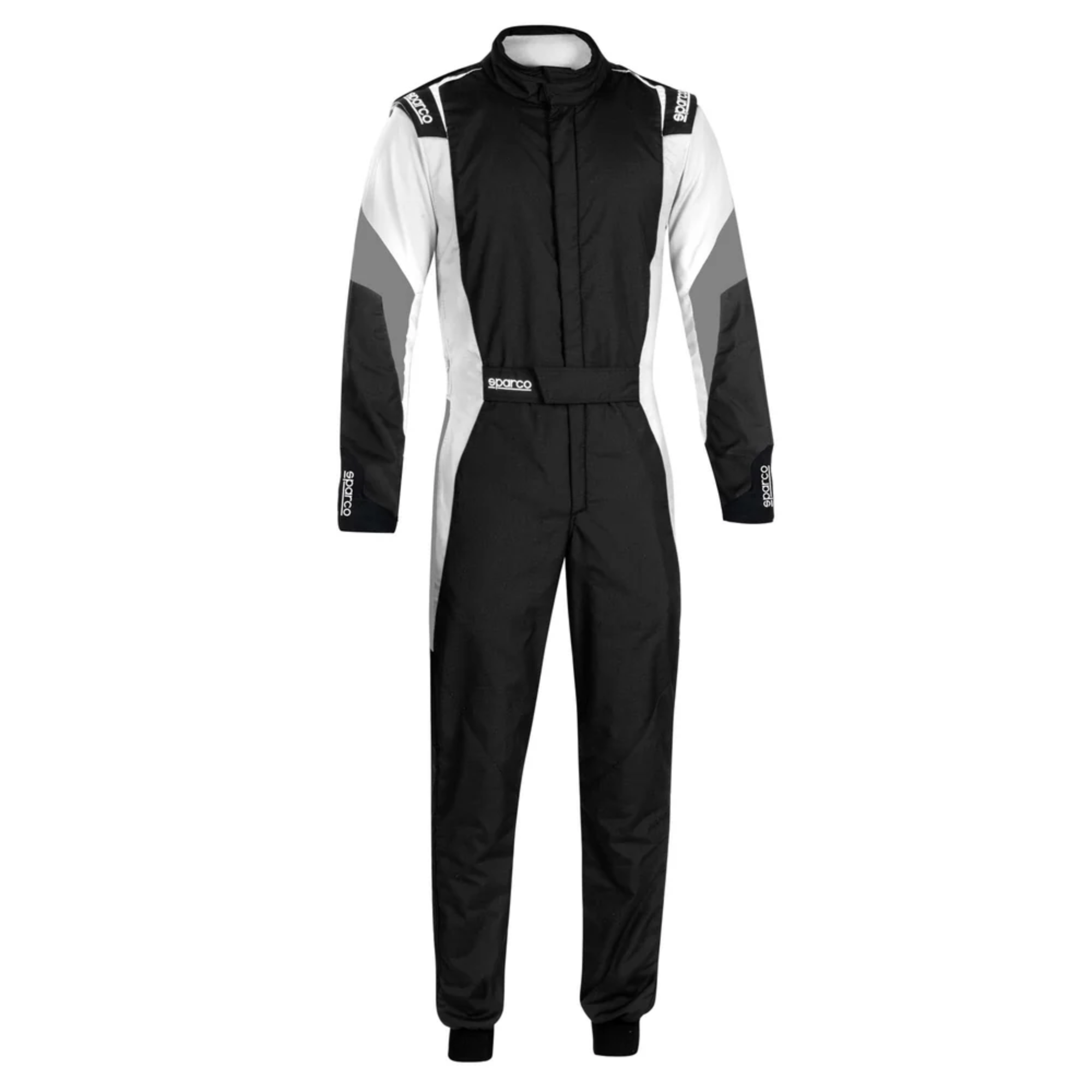 The black, white and grey Sparco Competition Racing Suit.