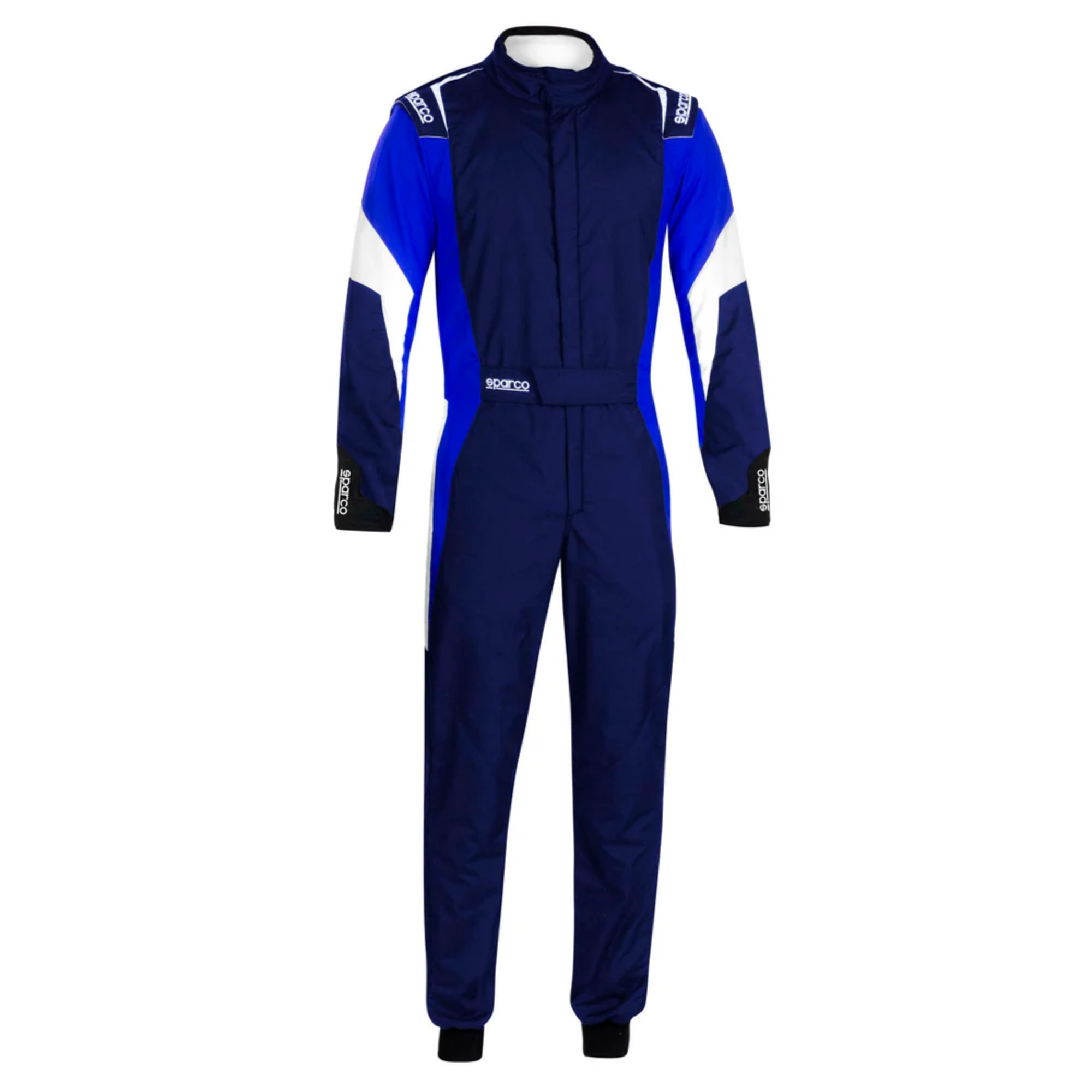 The navy, blue and white Sparco Competition Racing Suit.