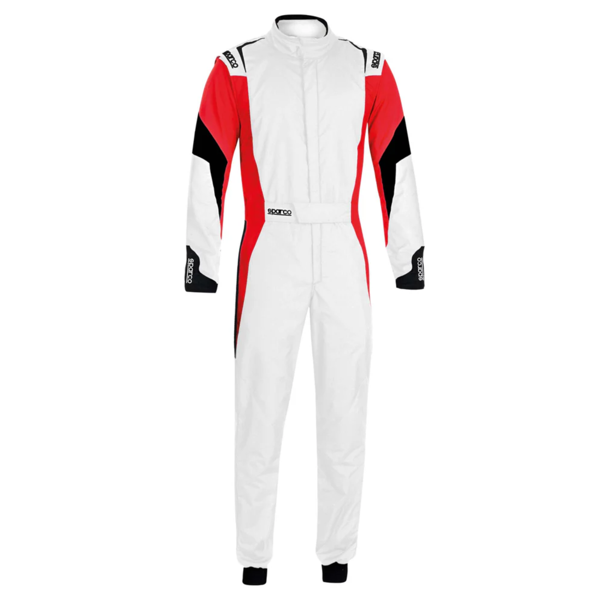 The white, red and black Sparco Competition Racing Suit.