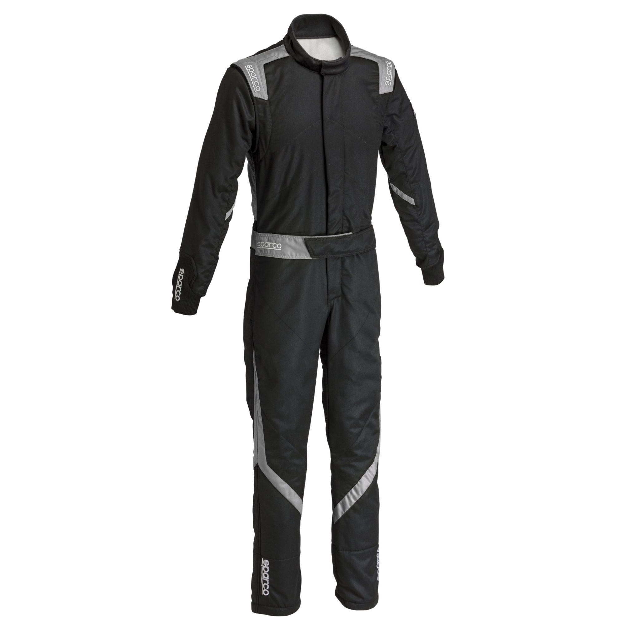 The black and grey Sparco Competition Youth Racing Suit from Sparco.