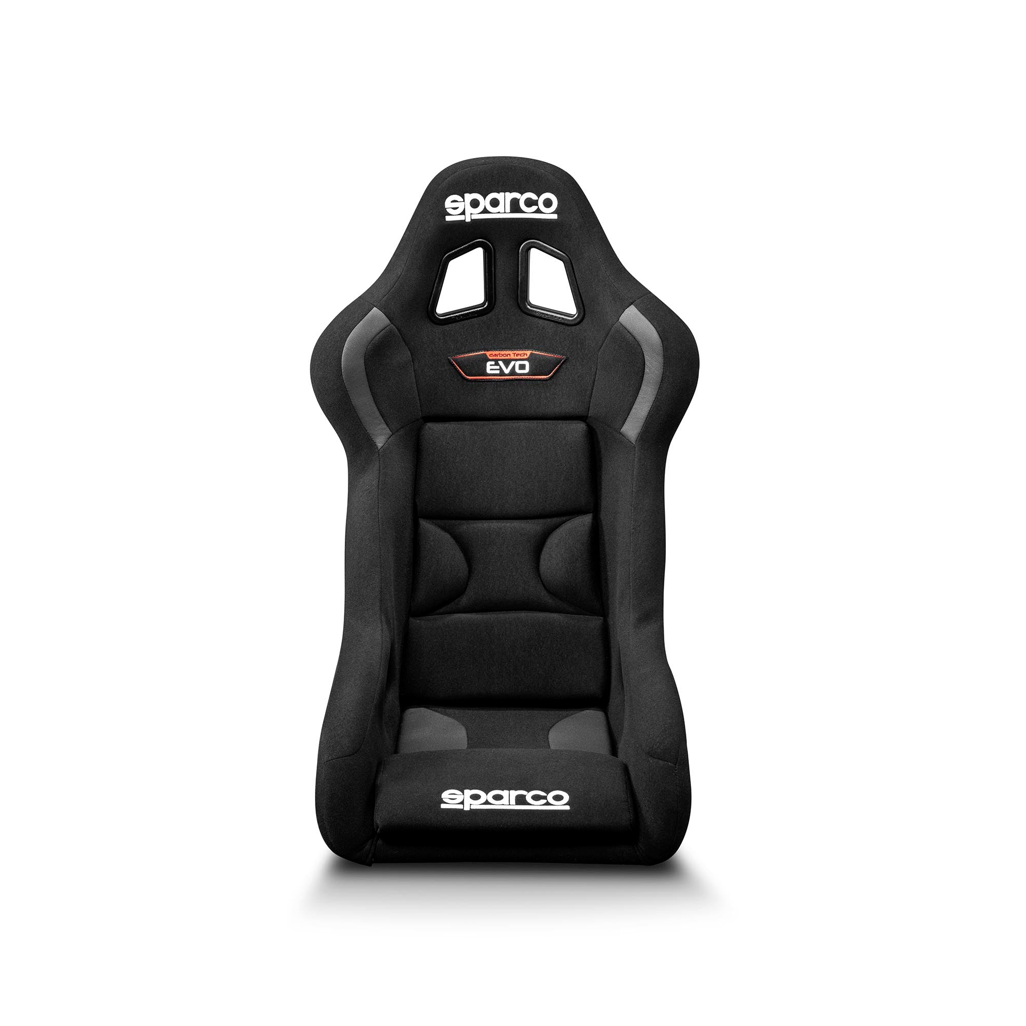 The front of the Sparco Evo Carbon Racing Seat.
