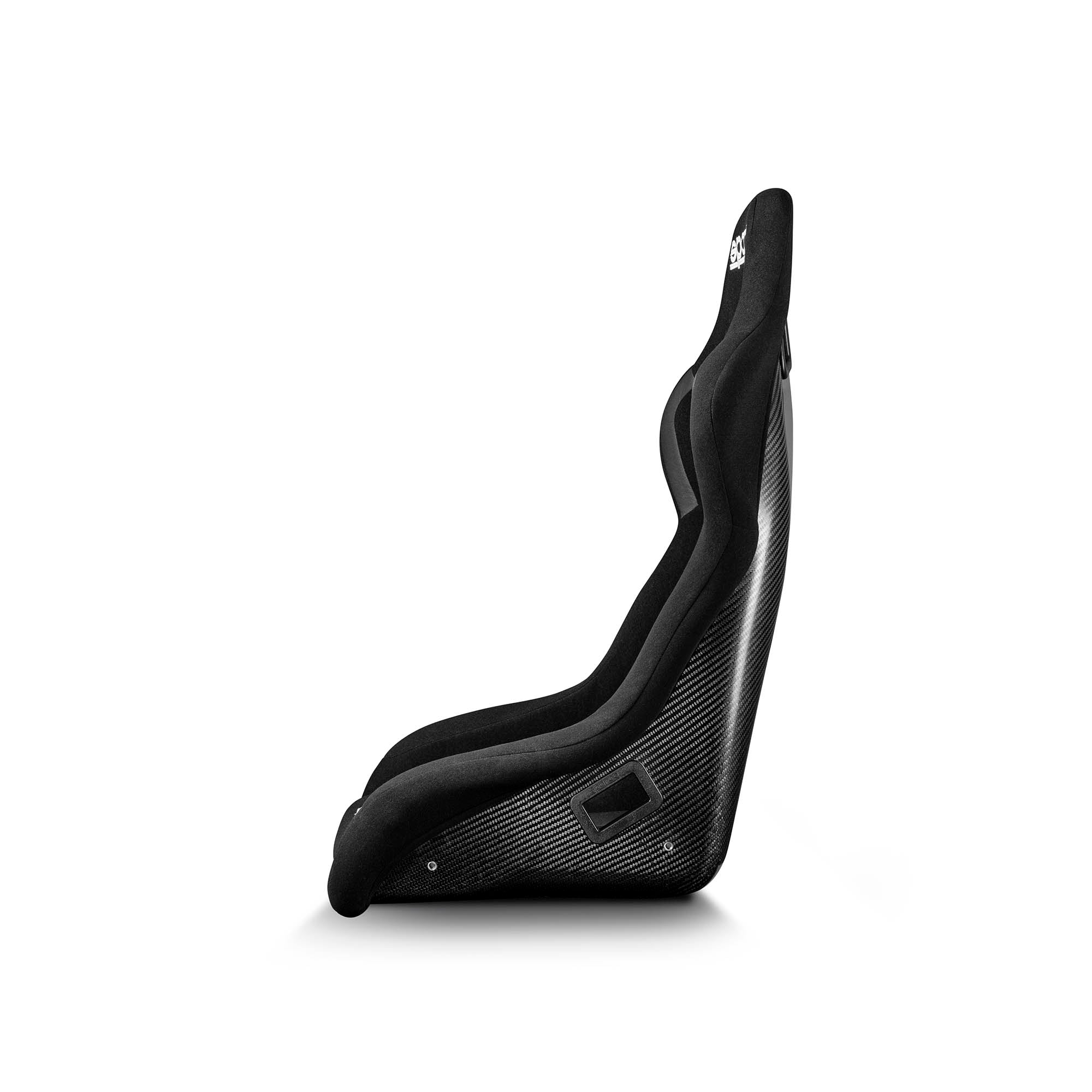 The side of the Sparco Evo L Carbon Racing Seat.