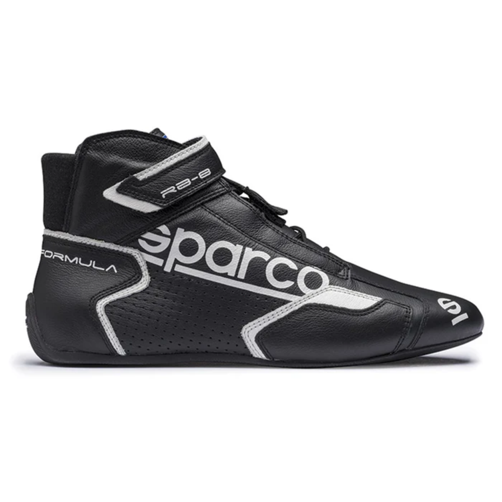 The black and white Sparco Formula RB-8.1 Racing Shoes.