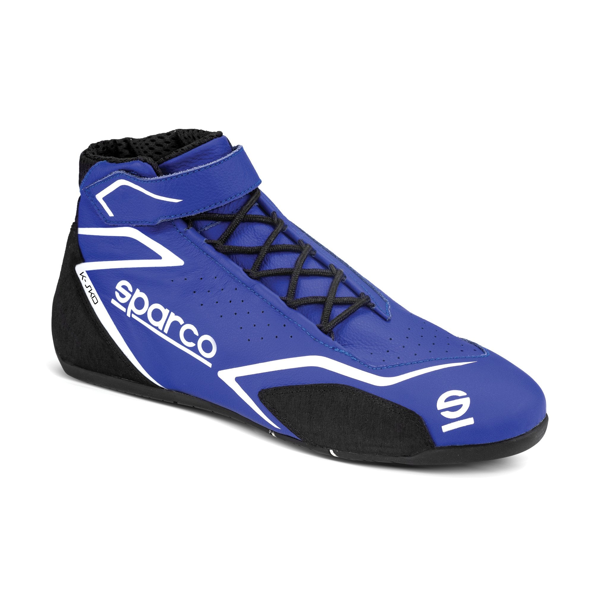 The navy and black Sparco K-Skid Karting Shoe.
