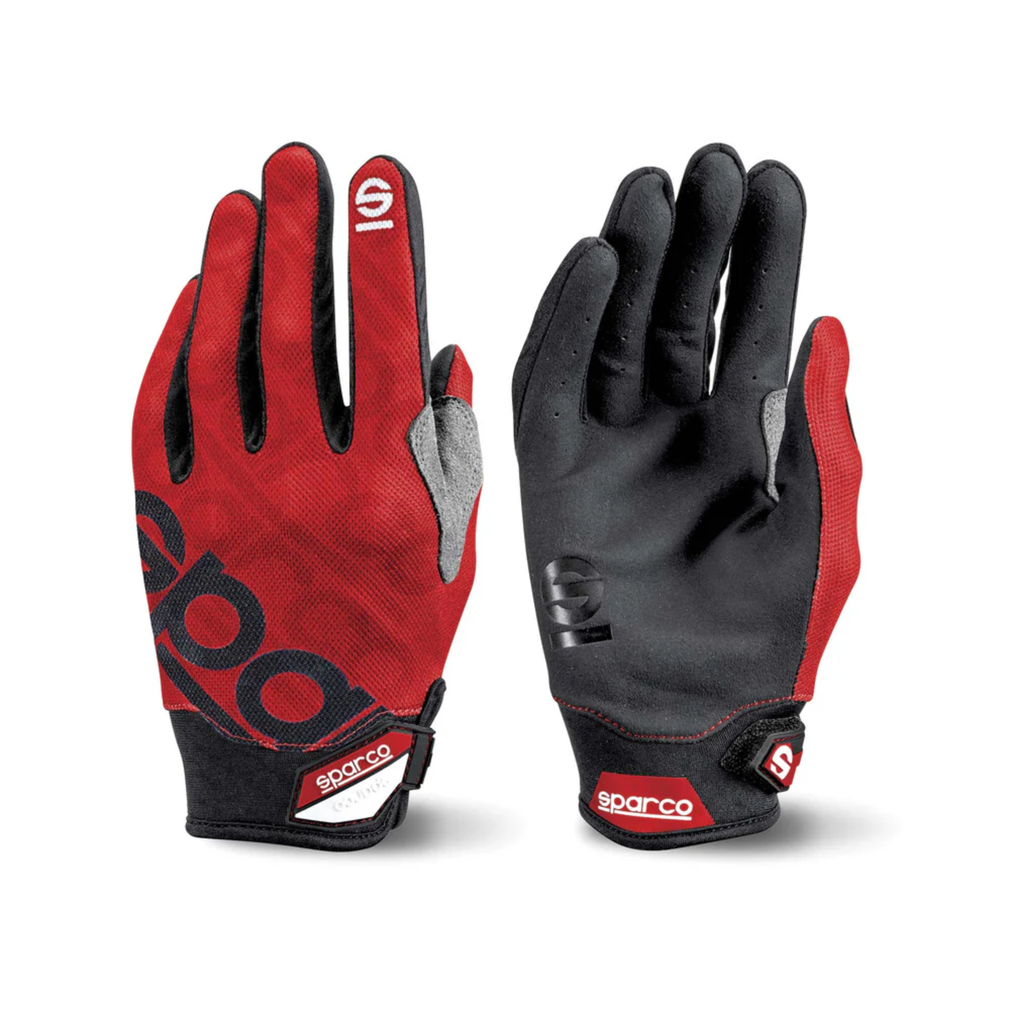 The red Sparco Meca 3 Mechanic Gloves.
