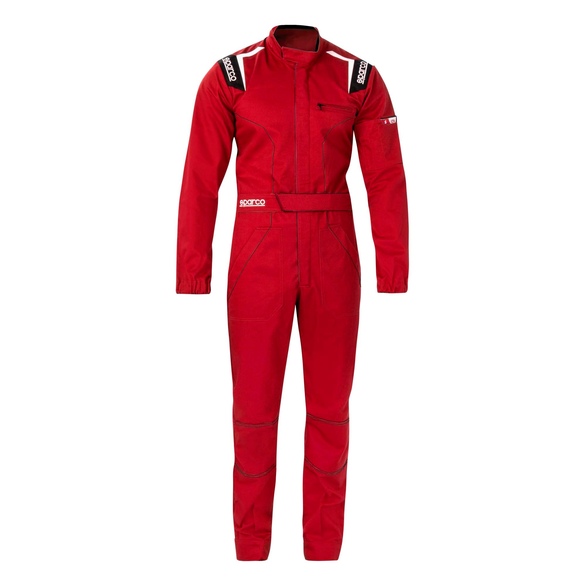 The red Sparco MS-4 Mechanics Coveralls.