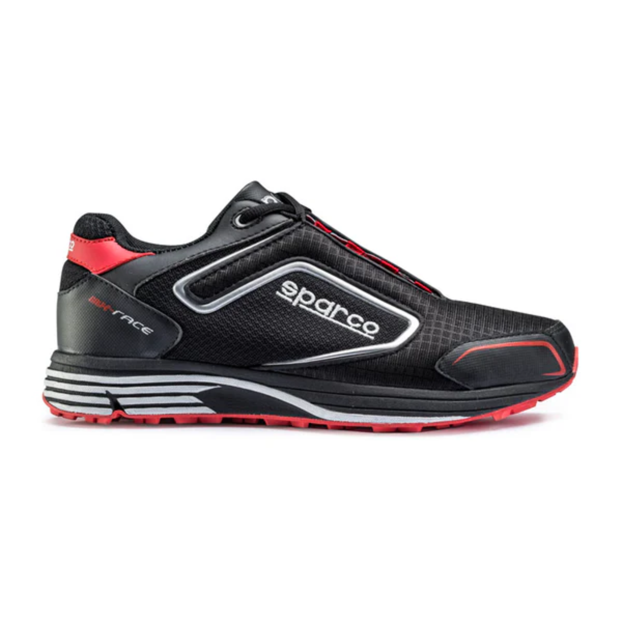 The black and red Sparco MX Race Street Shoes.