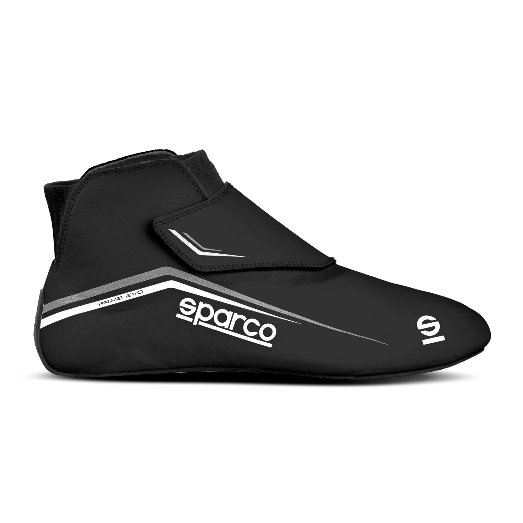The black Sparco Prime Evo Racing Shoes.