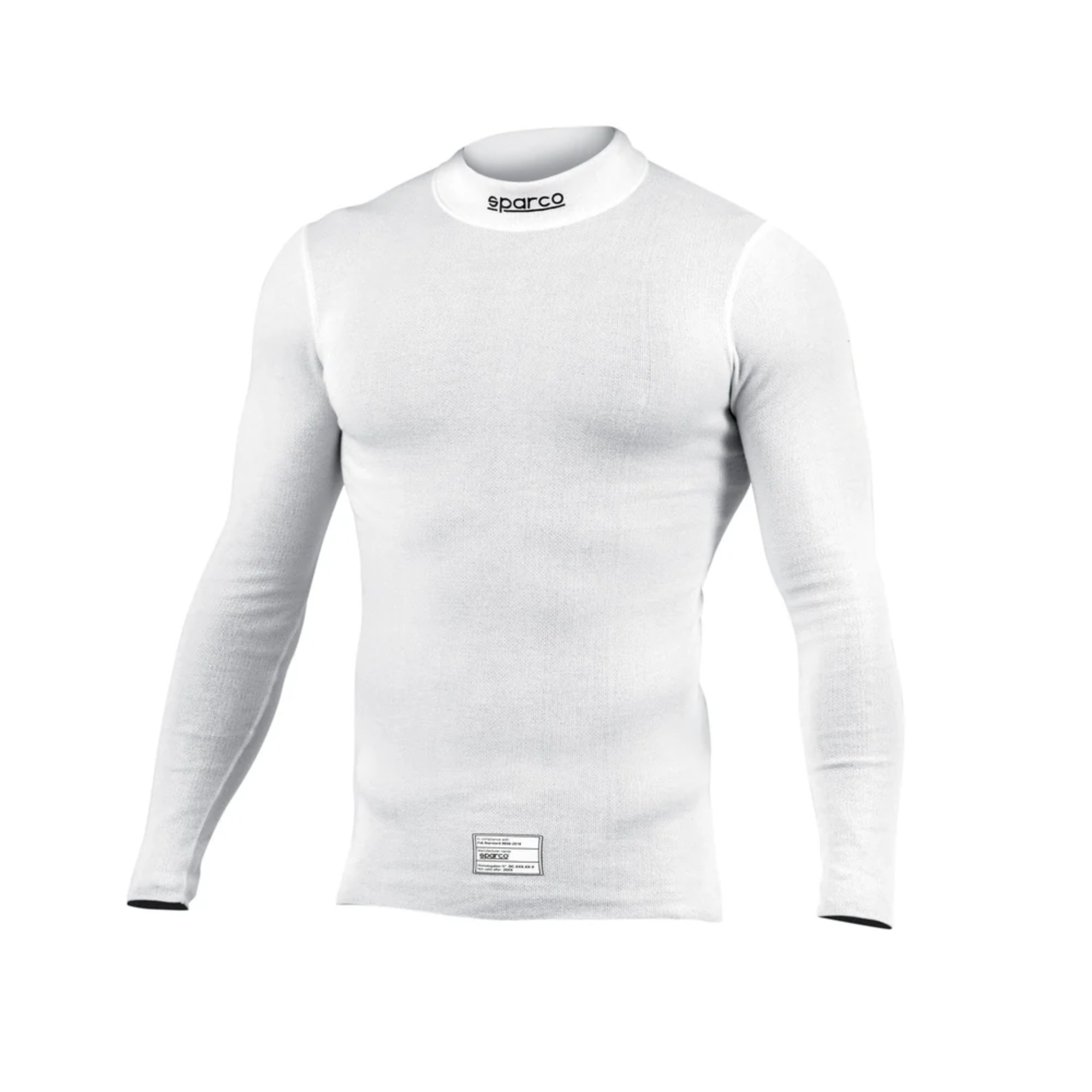 The white Sparco Prime+ Racing Undershirt from Sparco.