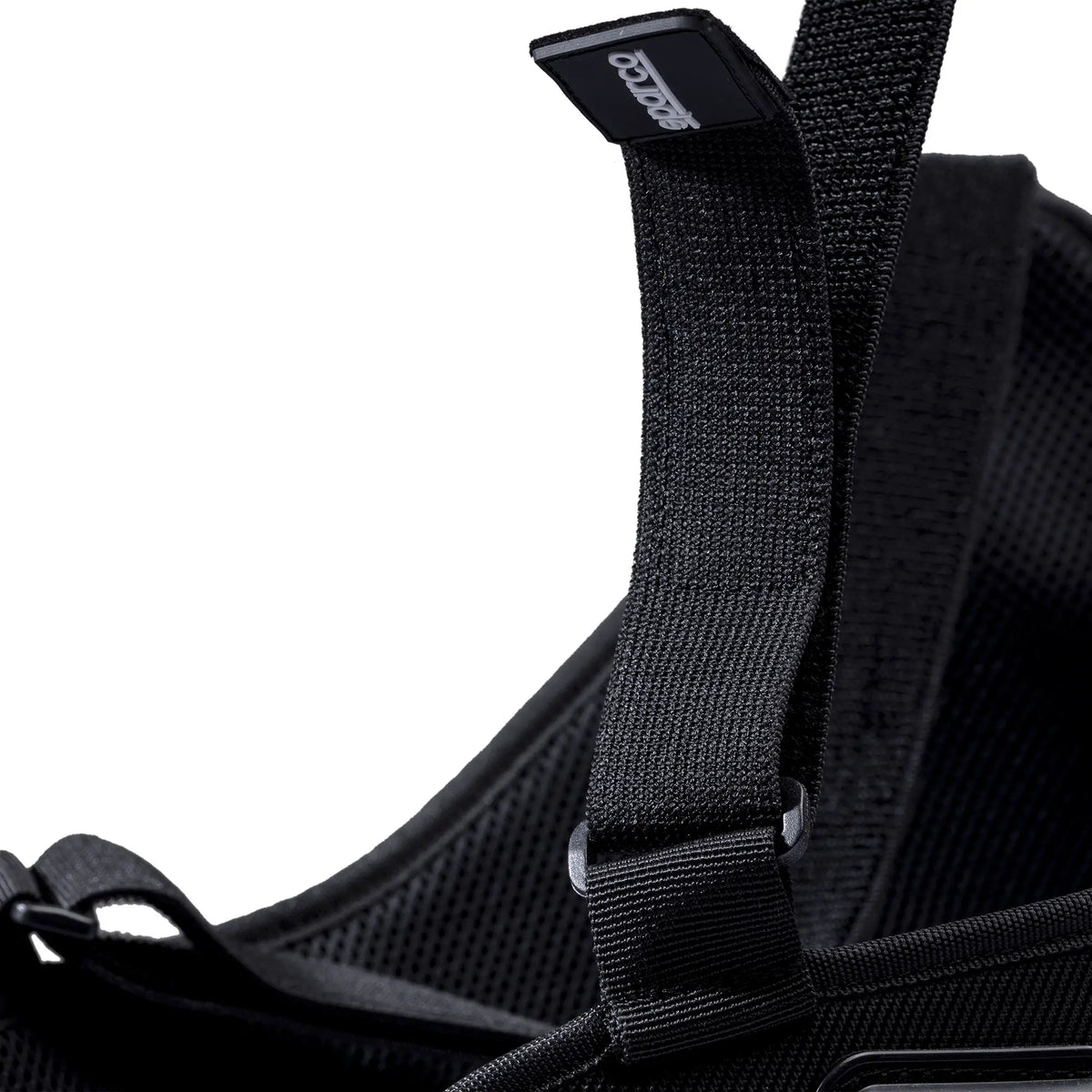 The Sparco Pro Shell Rib Protector shoulder straps.