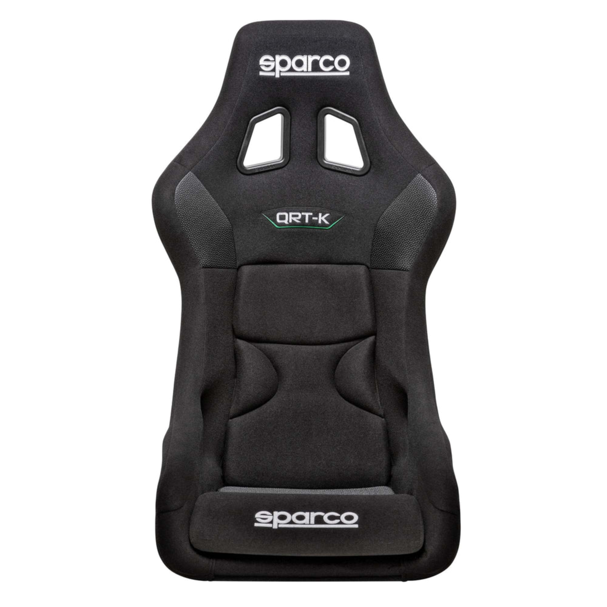 The front of the Sparco QRT-K Kevlar Racing Seat.