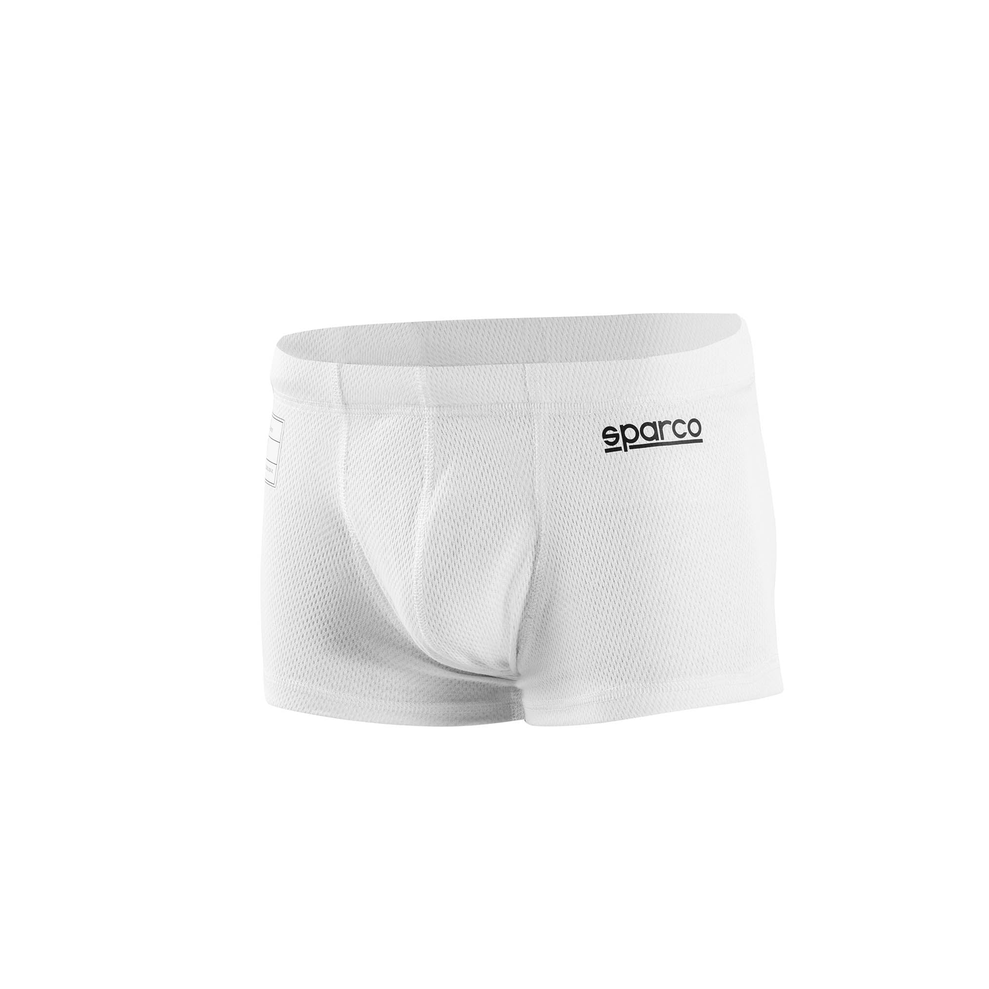 The white Sparco RW-4 Fire Resistant Racing Boxers.
