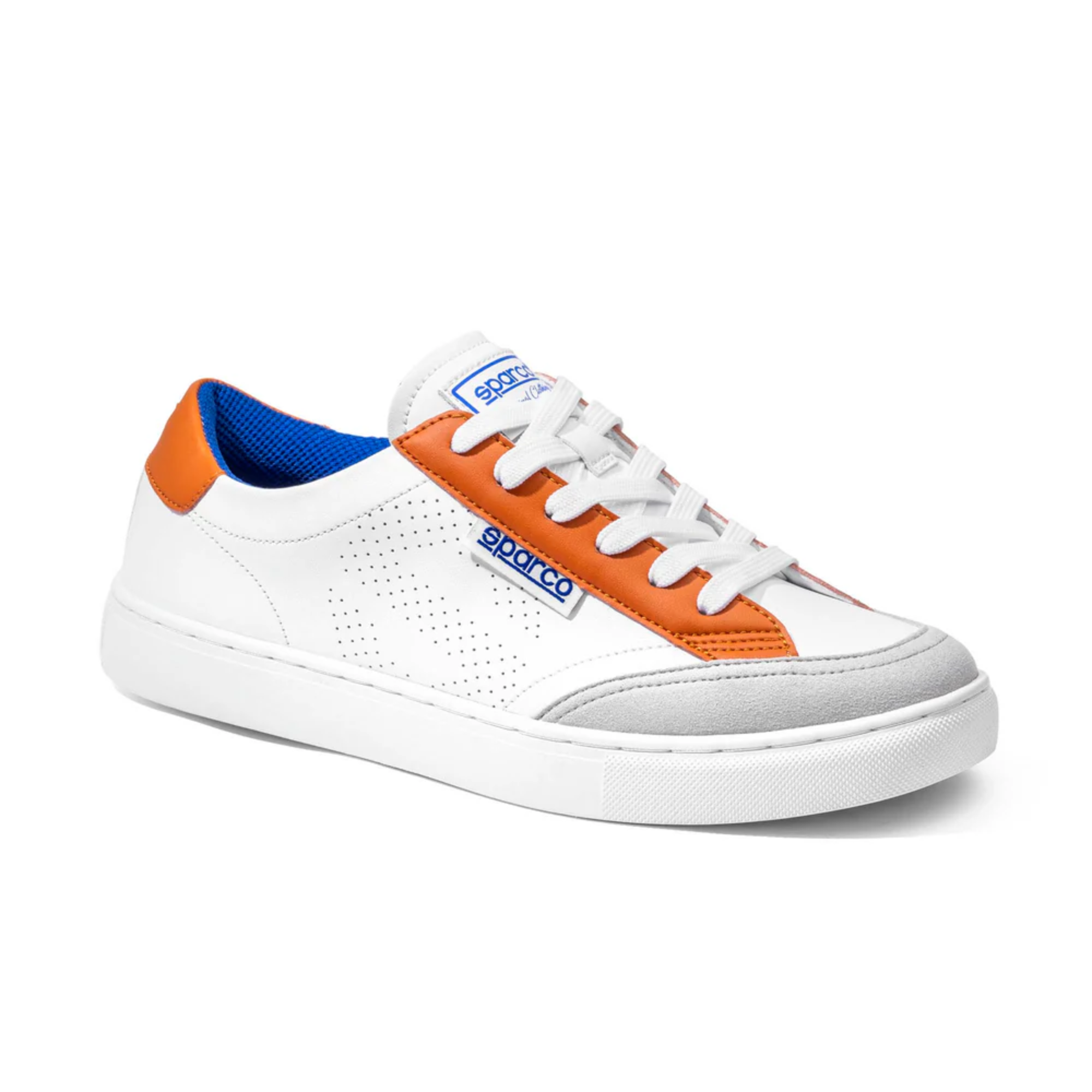 The white and orange Sparco S-Time Street Shoes.