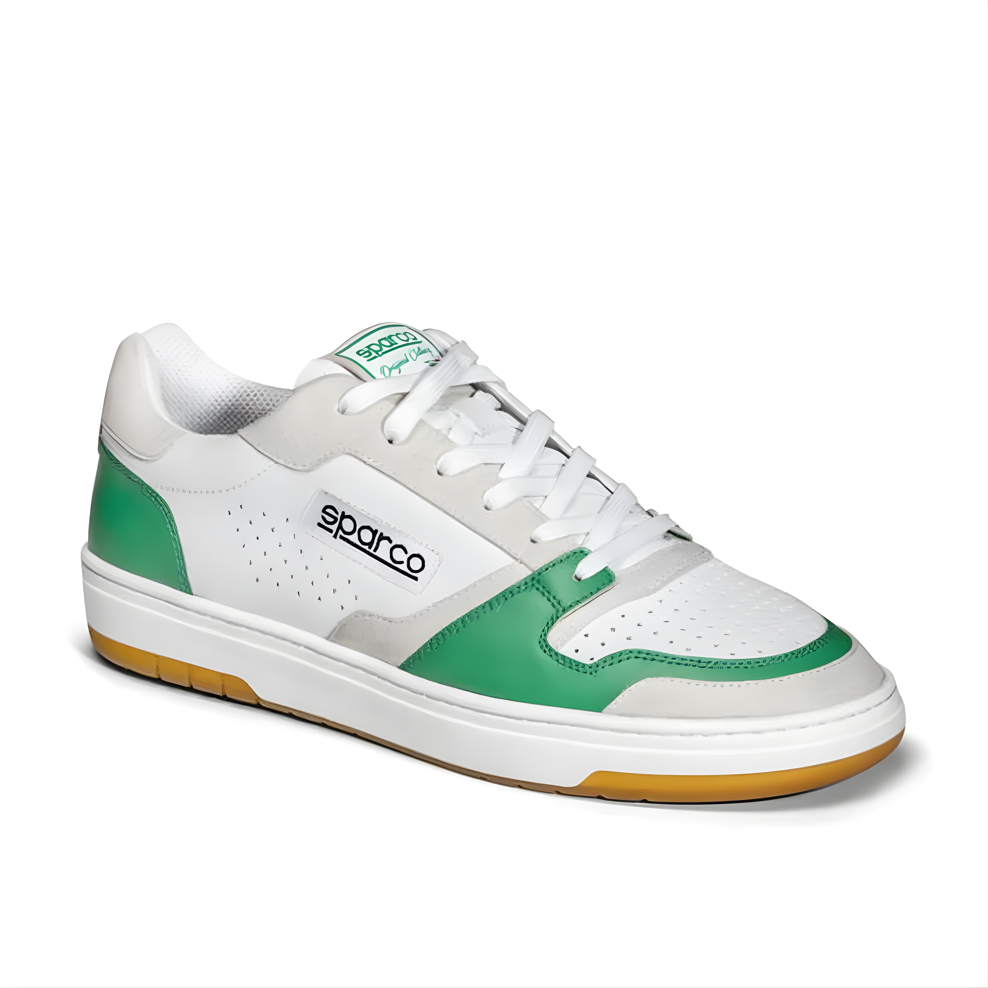 The white and green Sparco S-Urban Street Shoes.