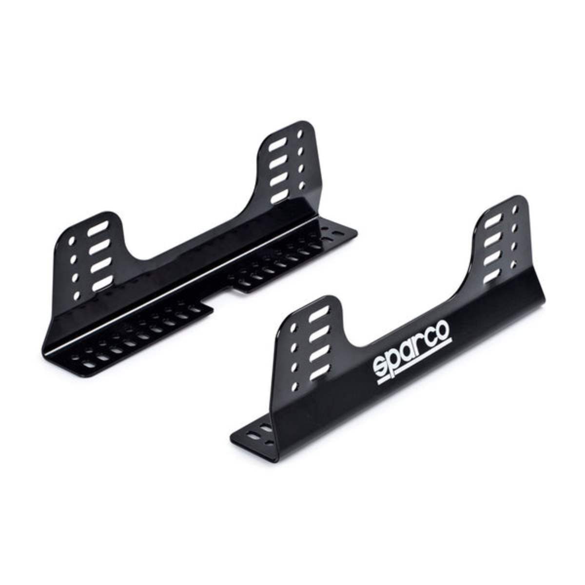 The steel Sparco Seat Side Mount for Sparco Racing Seats and other compatible racing bucket seats.