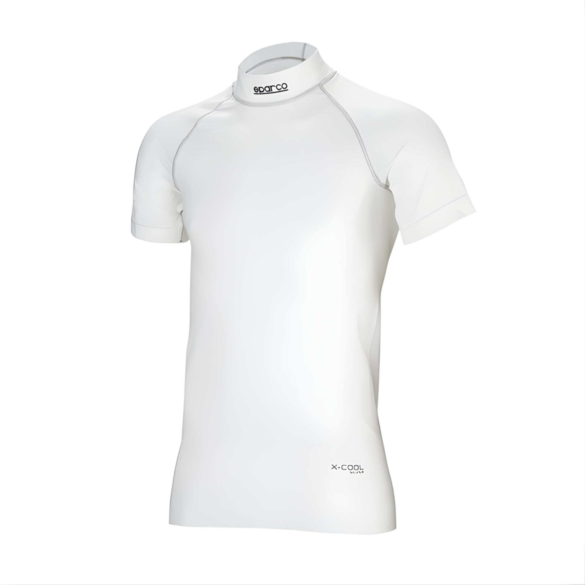 The white Sparco Shield RW-9 Fire Resistant Racing T-Shirt.