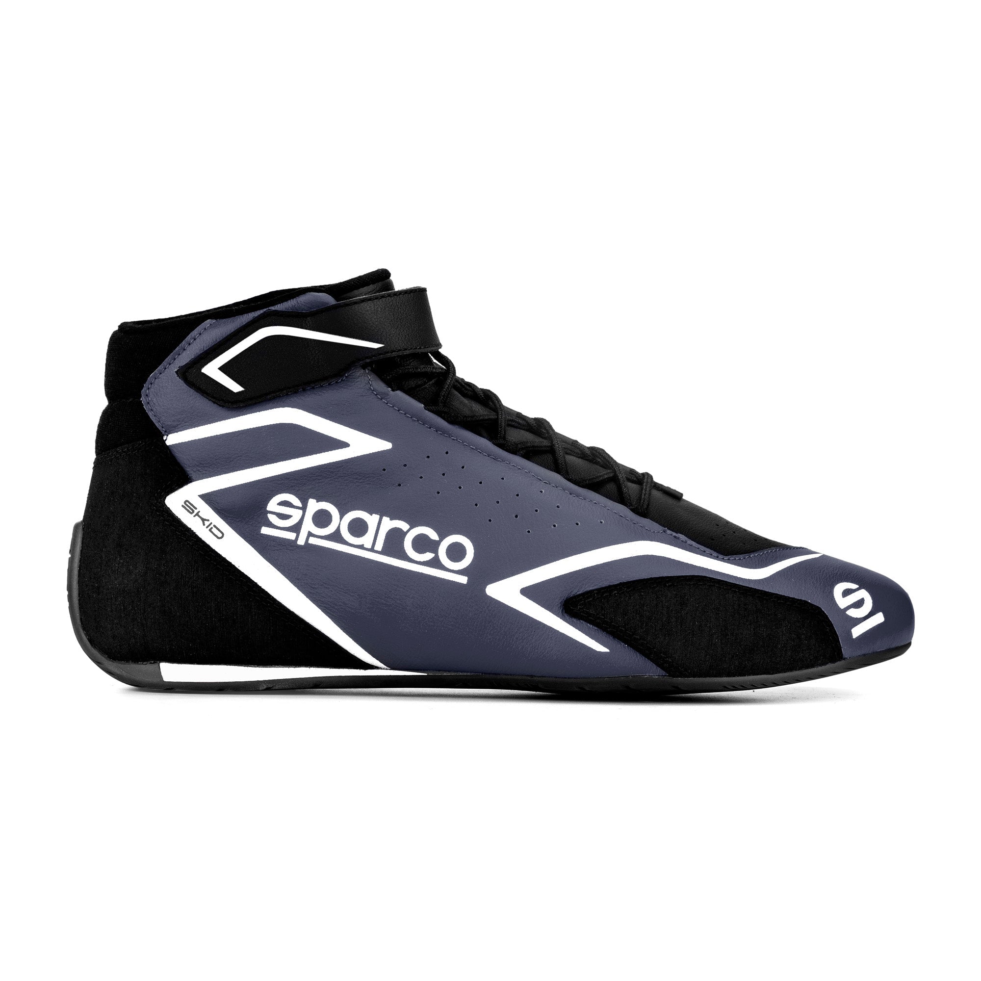 The black and grey Sparco Skid Racing Shoes.