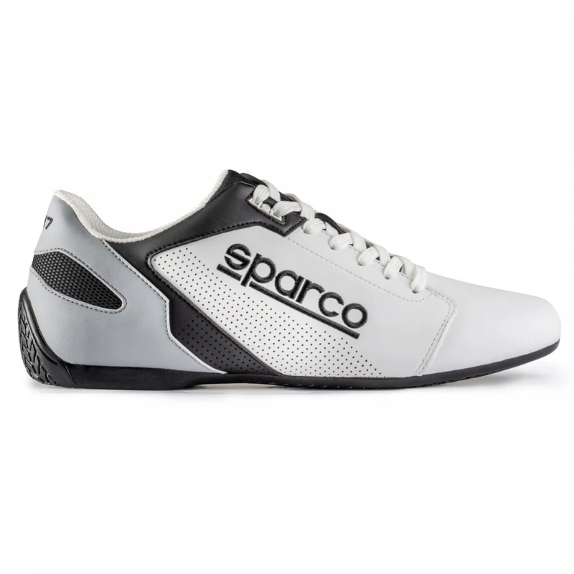 The white and black Sparco SL-17 Street Shoes.