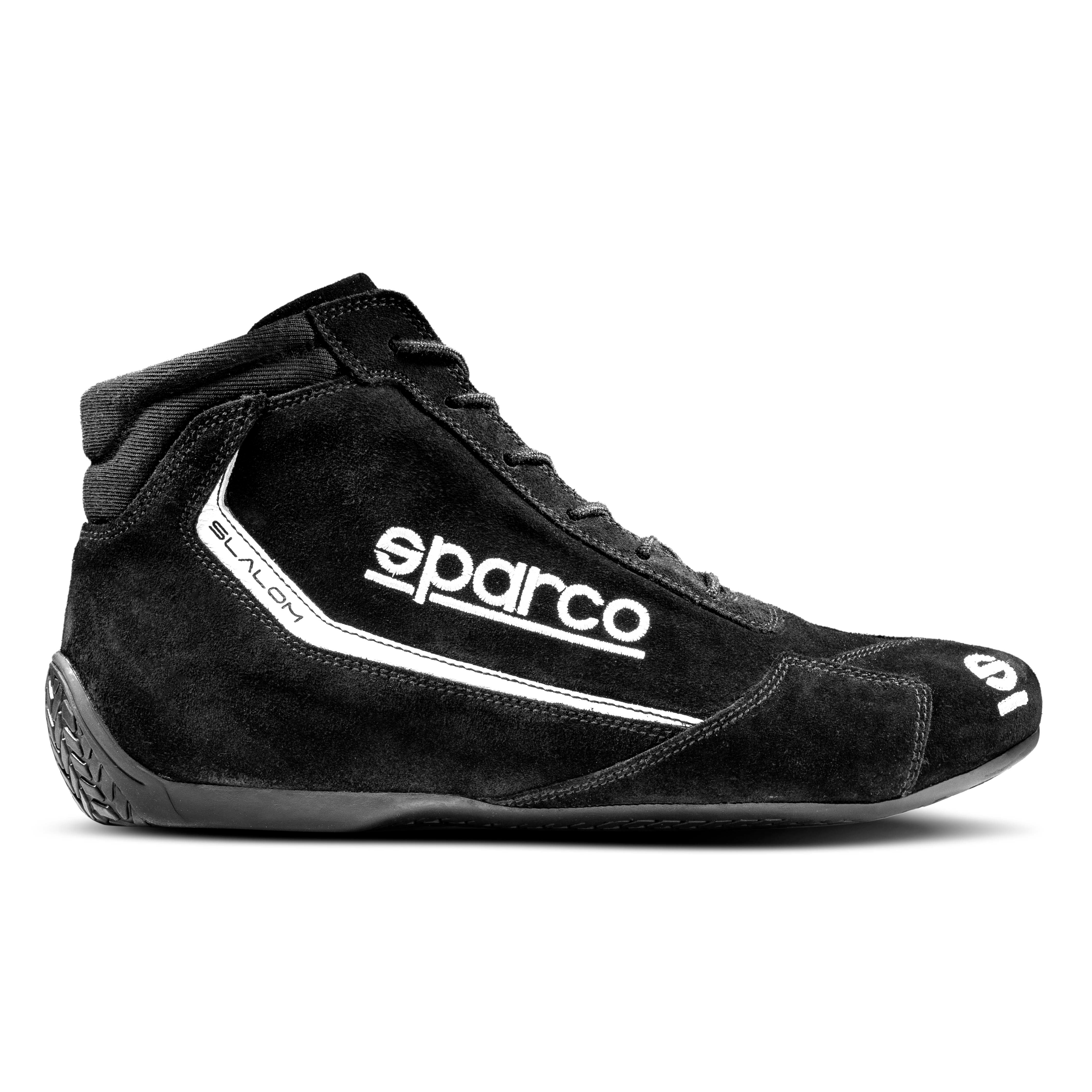 The black and white Sparco Slalom Racing Shoes.