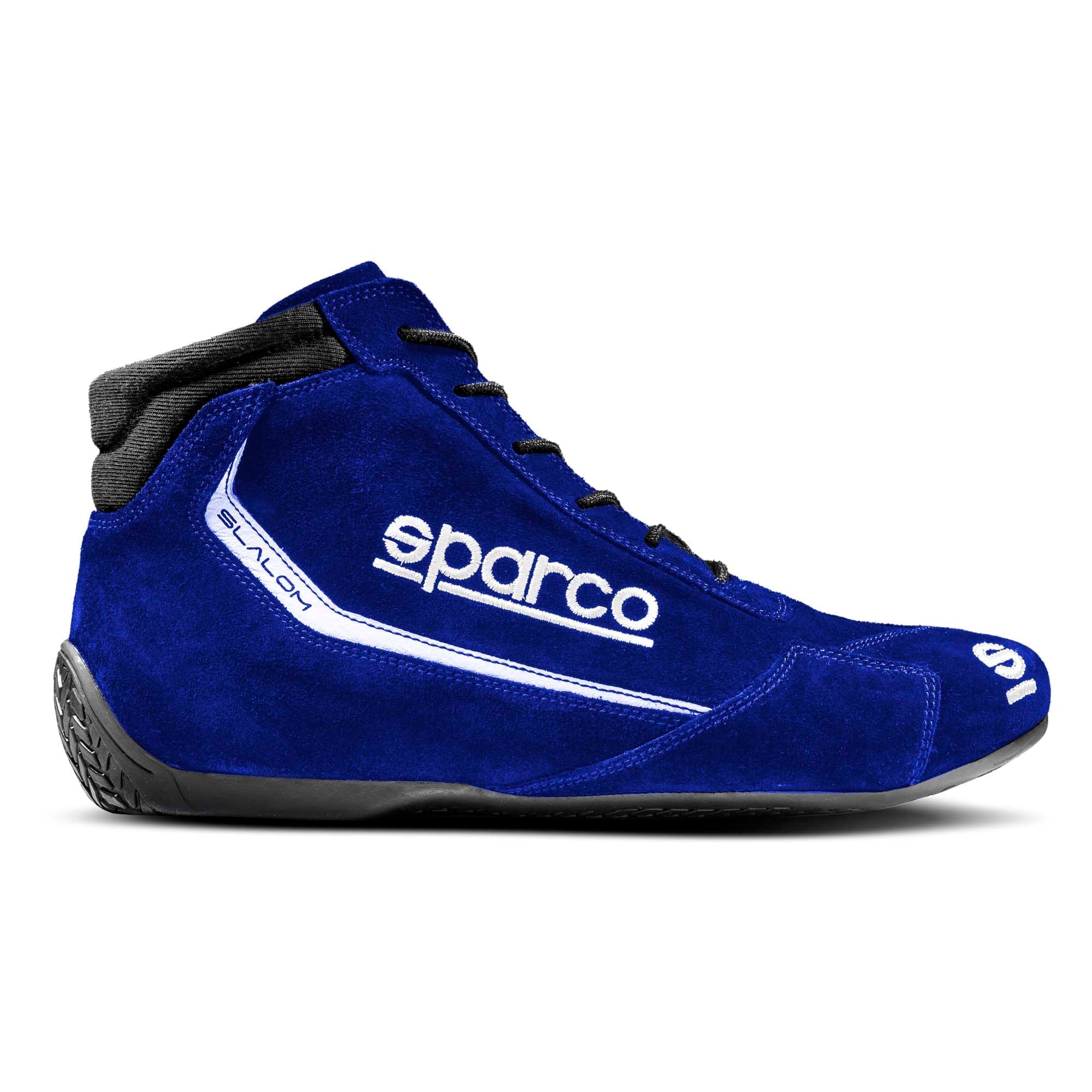 The blue and white Sparco Slalom Racing Shoes.