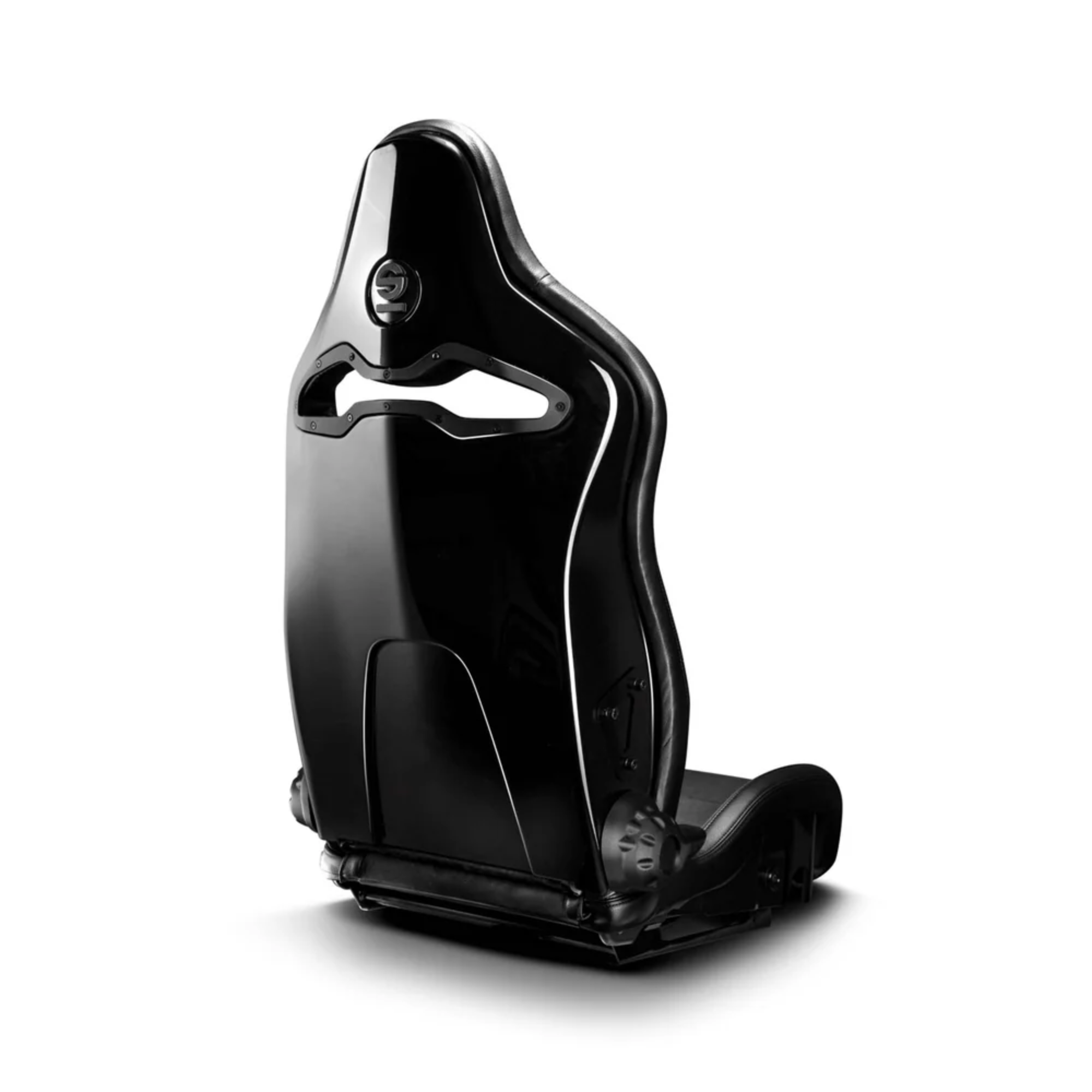 The back of the Sparco SPR Seat at an angle.