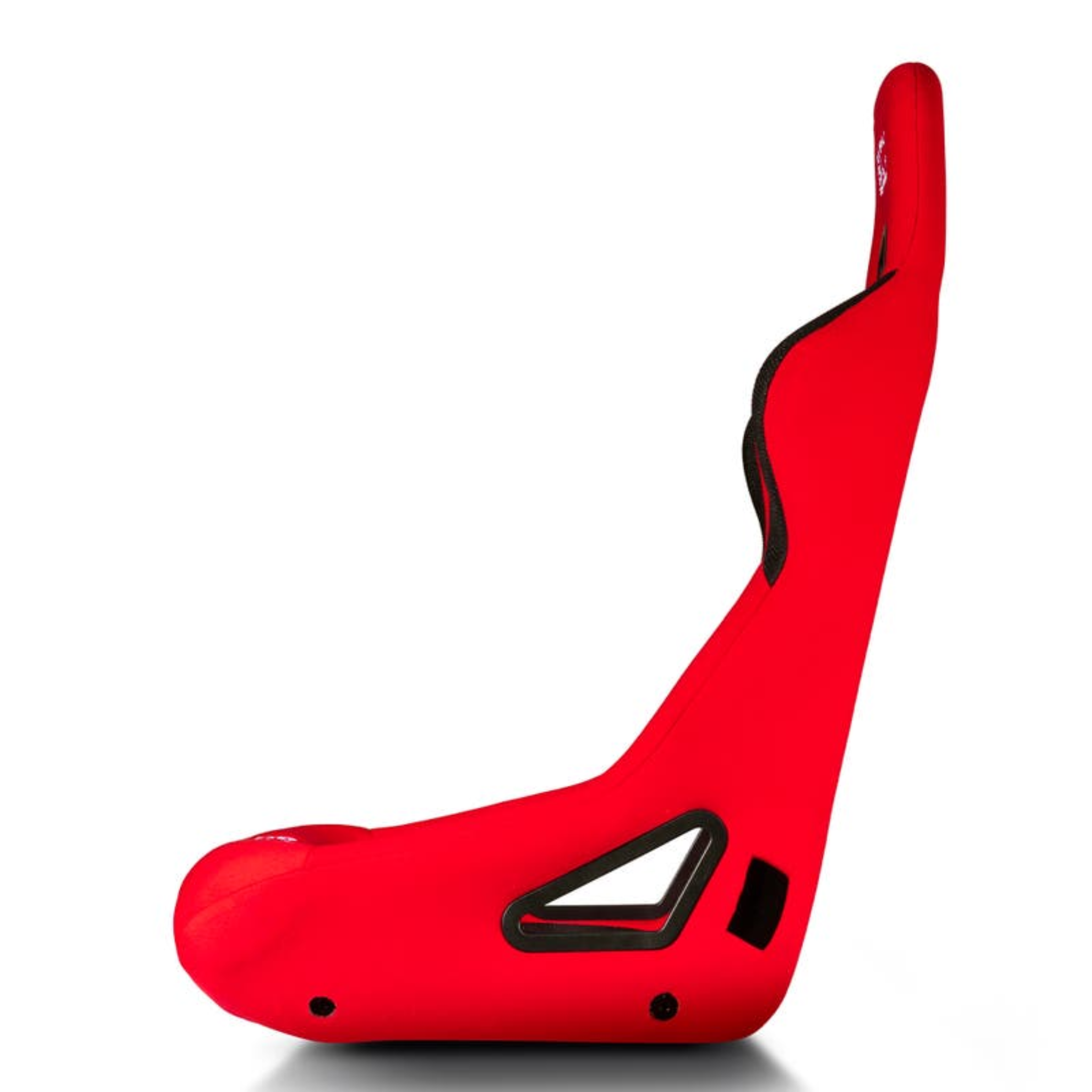 The side of the red Sparco Sprint+ Racing Seat.
