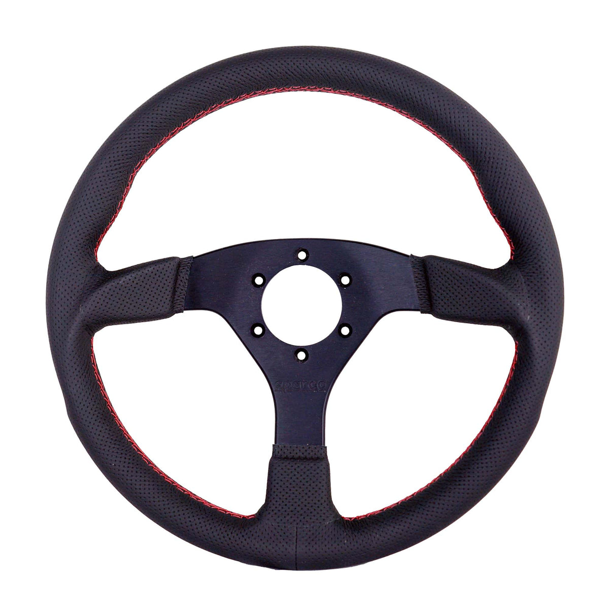 The black and red Sparco Strada Steering Wheel.