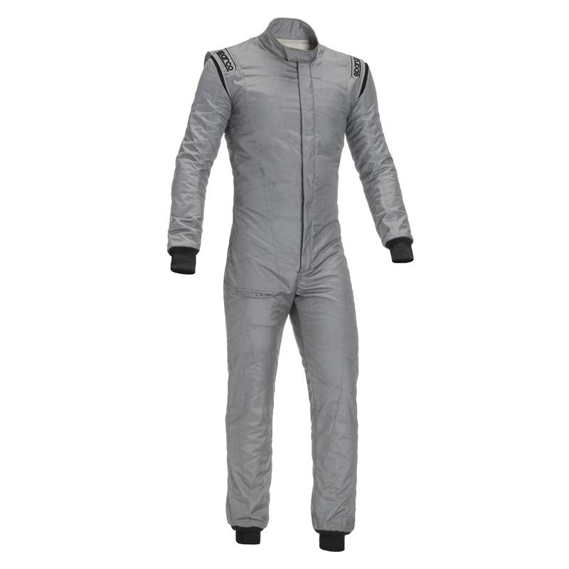 The front of the grey Sparco Superleggera RS-9.1 Racing Suit.