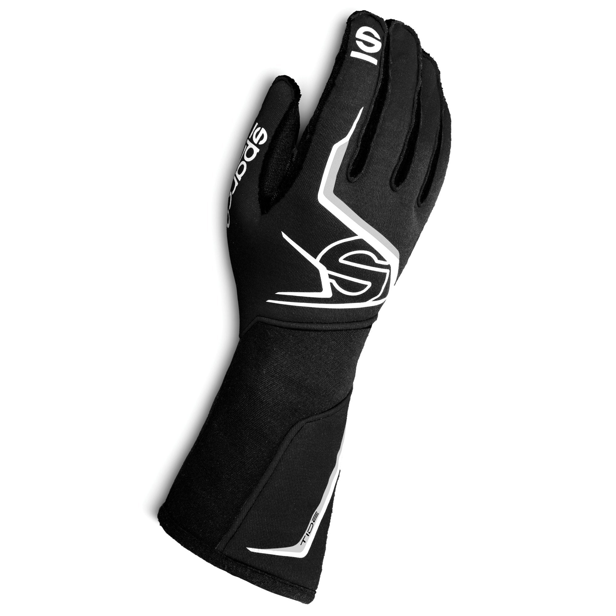 The black Sparco Tide-K Karting Gloves.