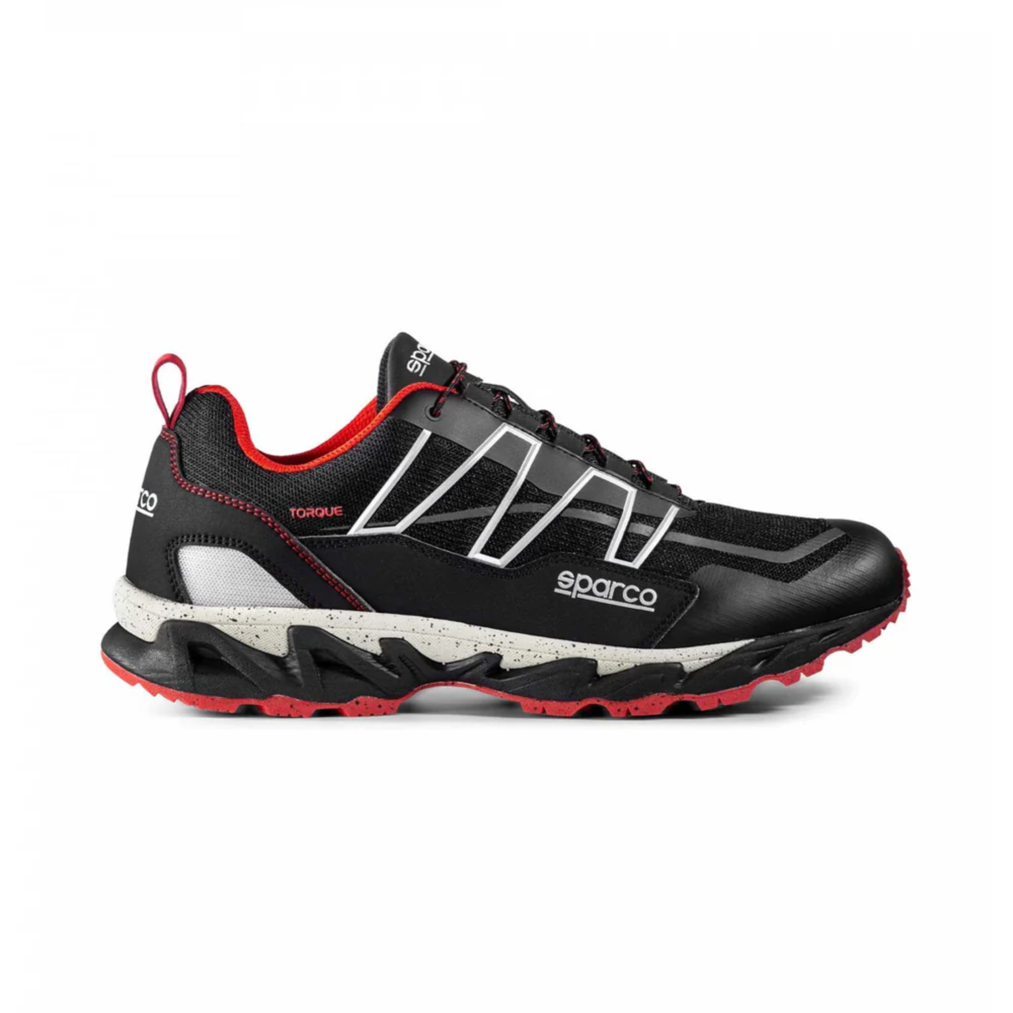 The black and red Sparco Torque Street Shoes.
