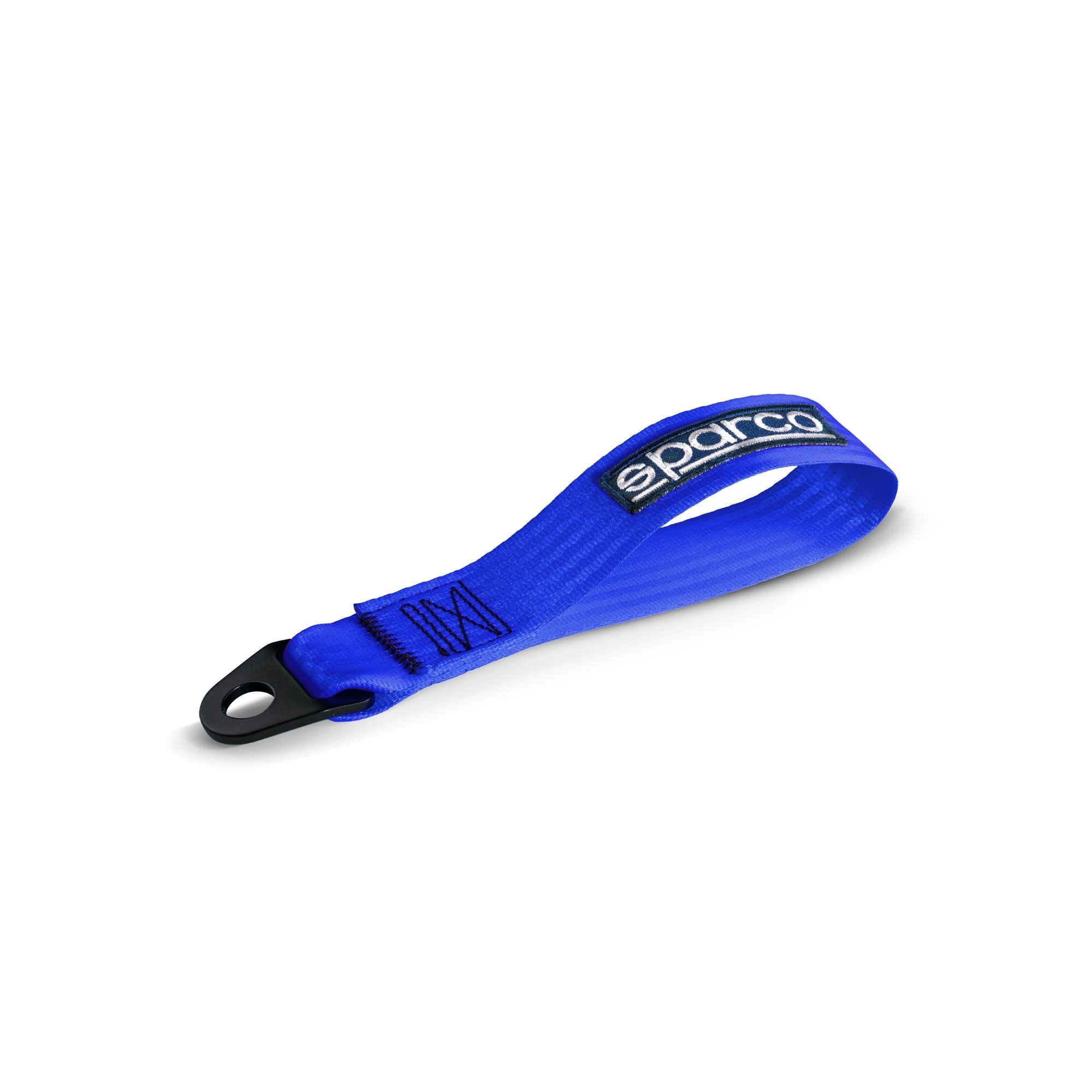 The blue Sparco Tow Strap.