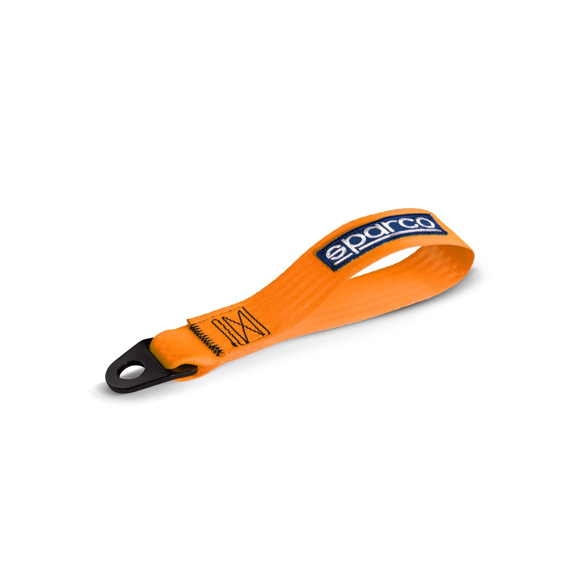 The orange Sparco Tow Strap.