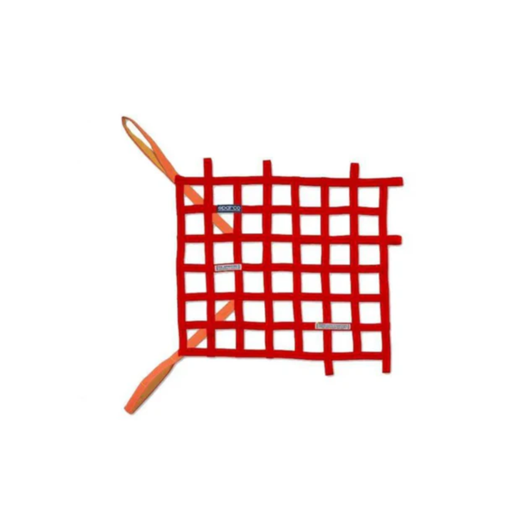 The red Sparco Window Net.