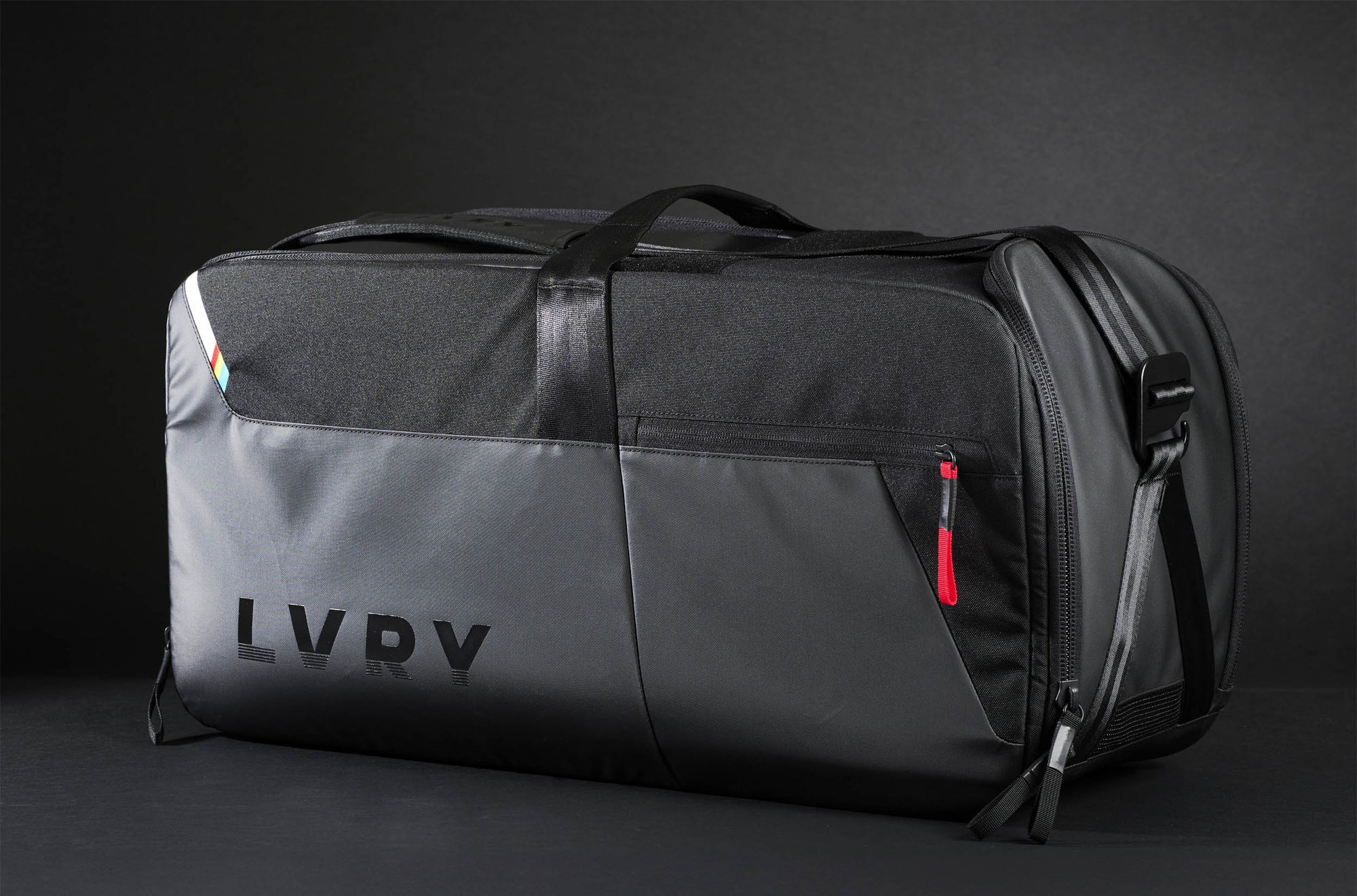 The LVRY CRRY Gear Bag from LVRY in a studio.