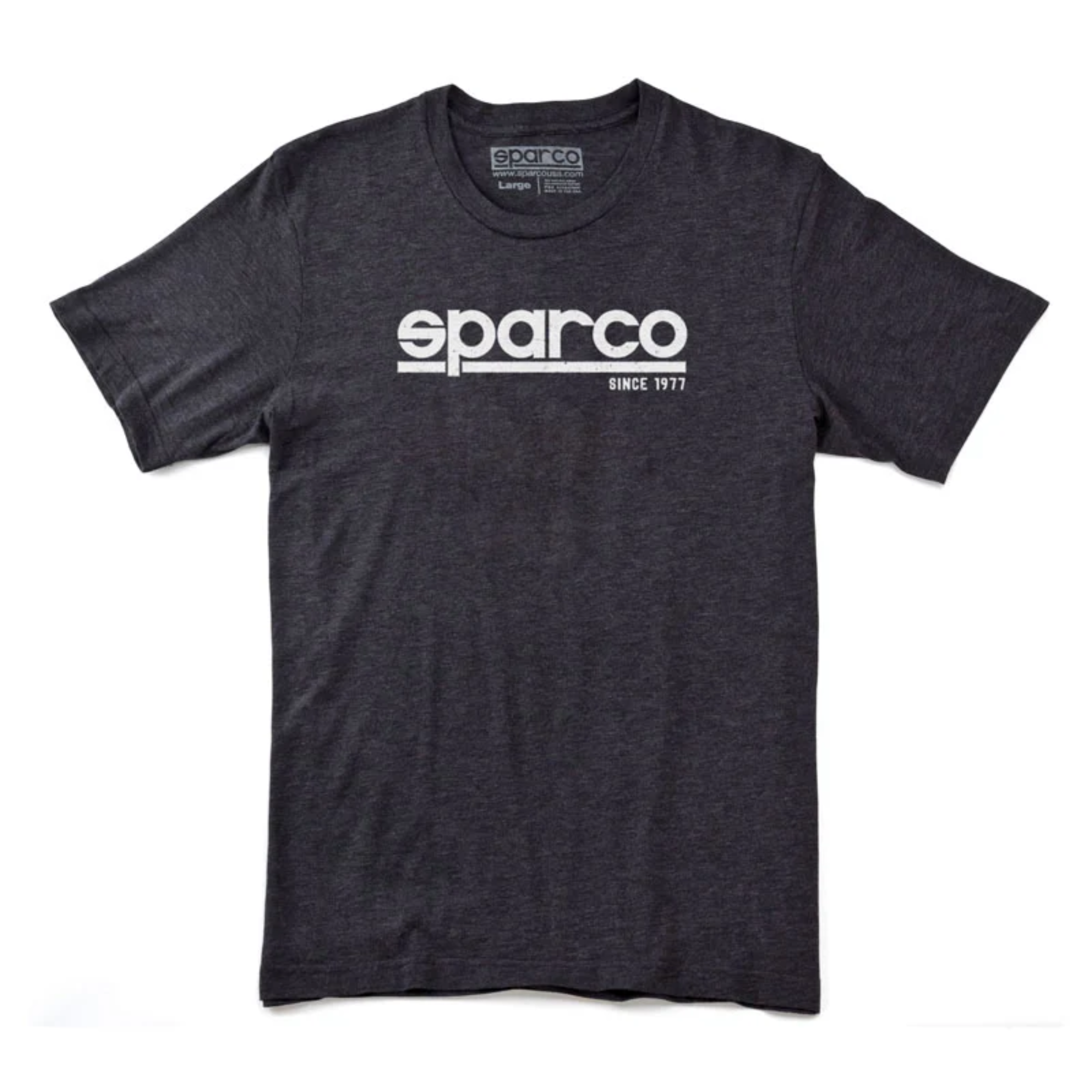 The charcoal (dark gray) Sparco Corporate T-Shirt from Sparco.