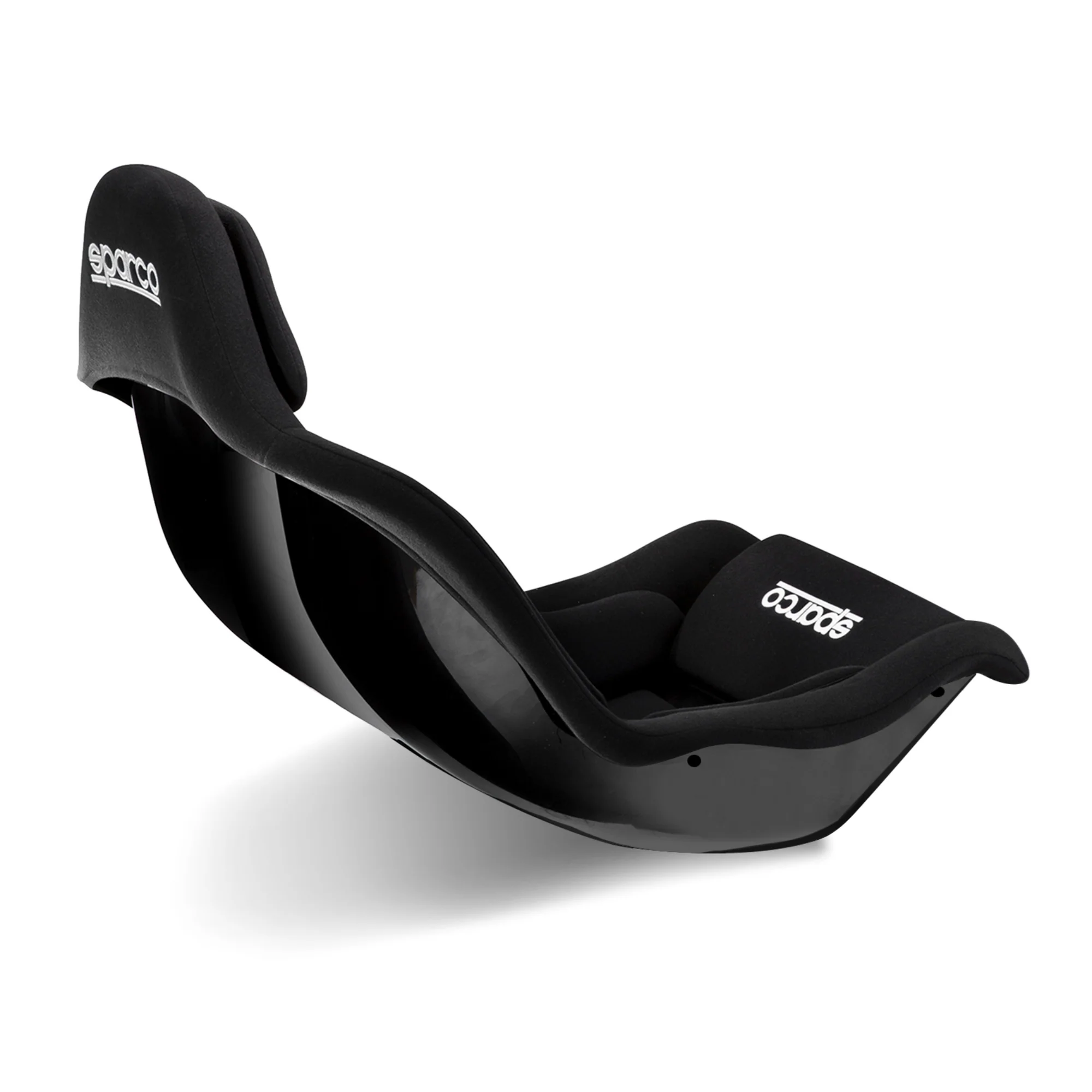 The black Sparco GP Gaming Seat from Sparco from the back.