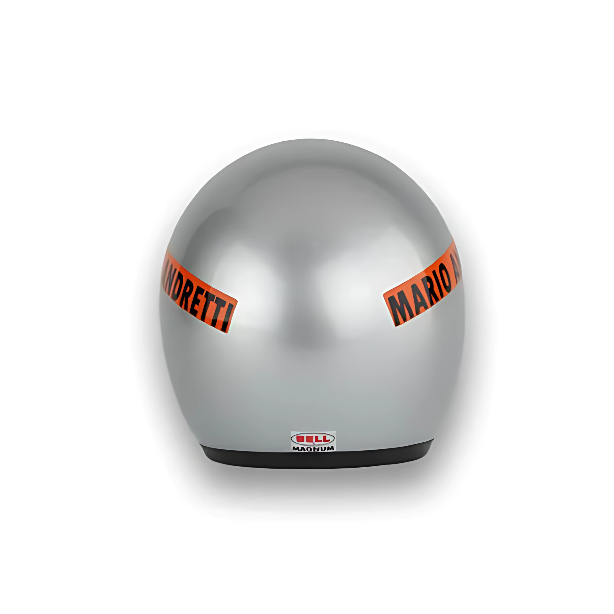 The back of the Mario Andretti 1969 Mini Bell Helmet from Bell.