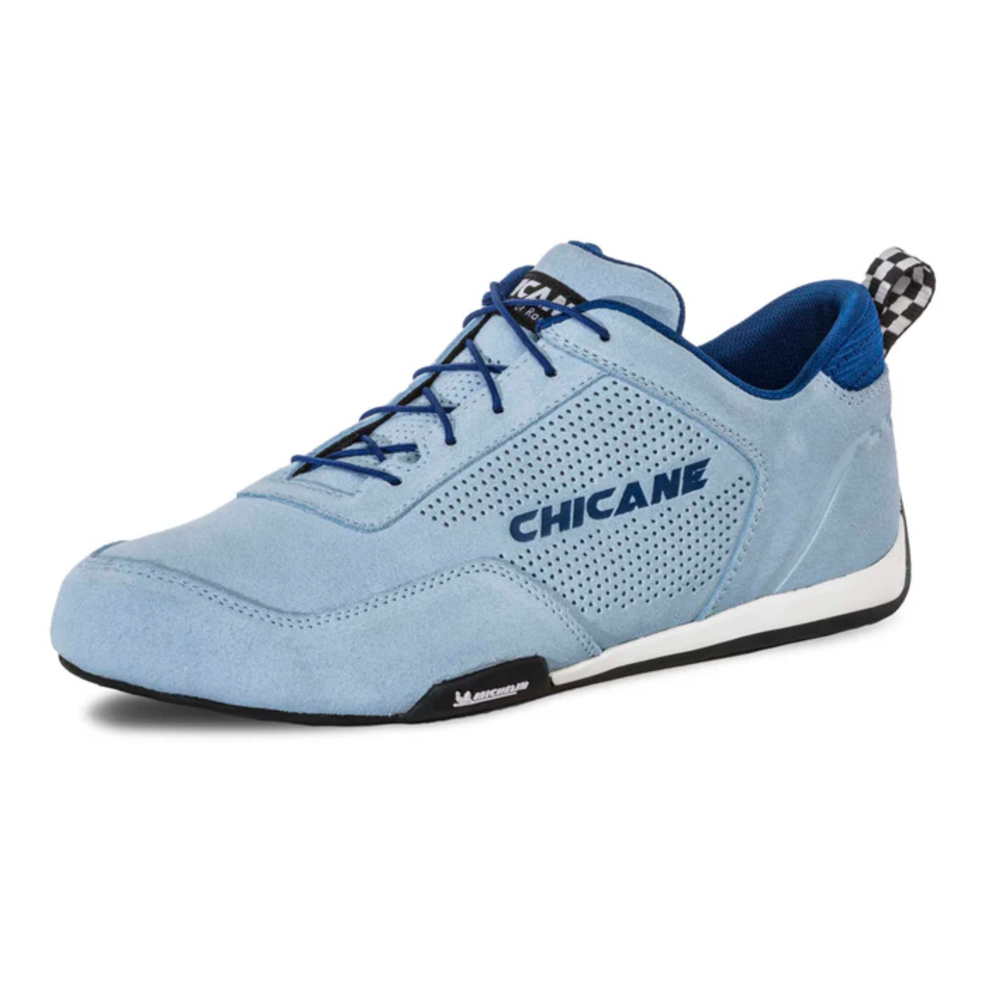 The blue Chicane Speedster Women's Shoes from Chicane with navy accents.
