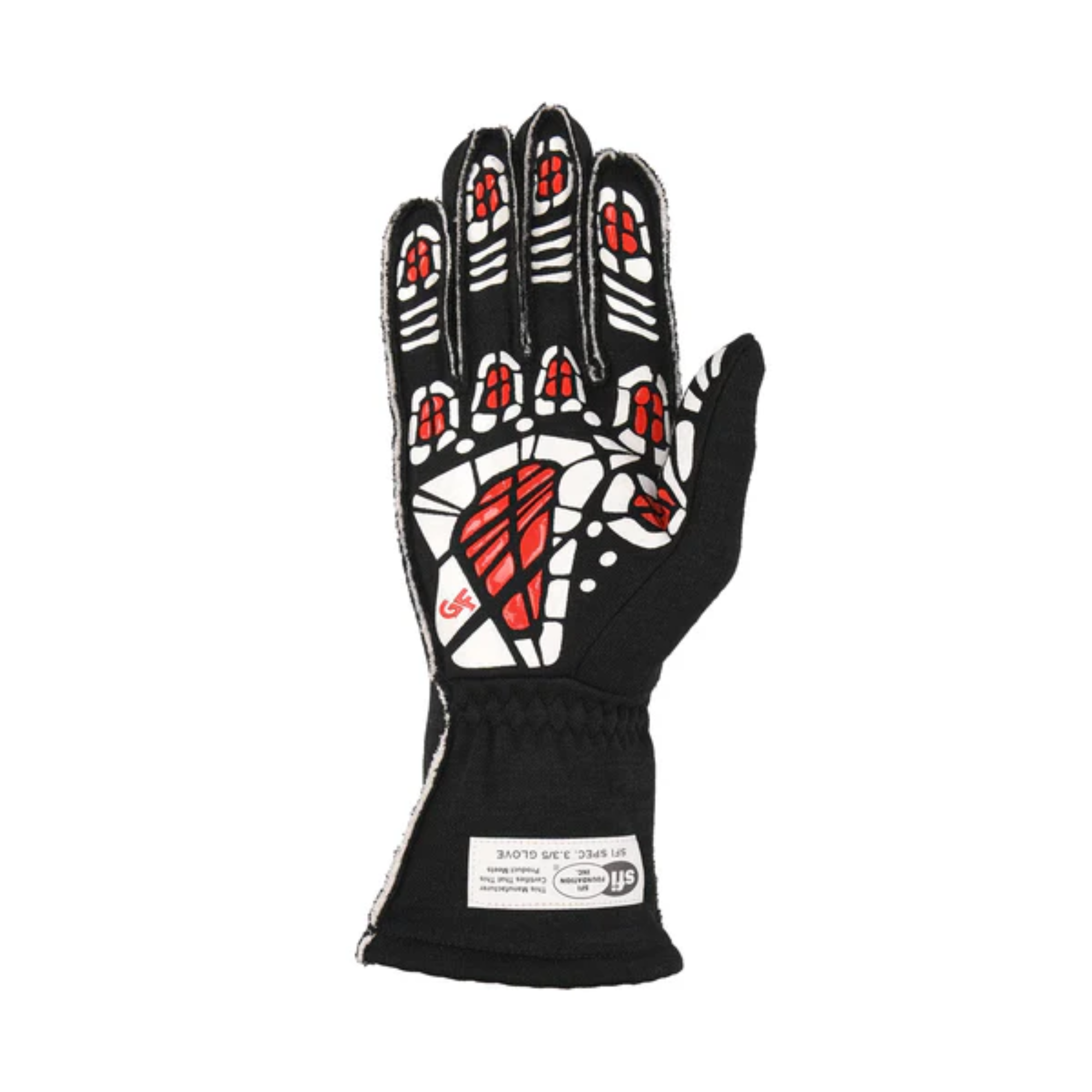The palm of the black G-Force G-Limit RS Racing Gloves from G-Force. all-groups
